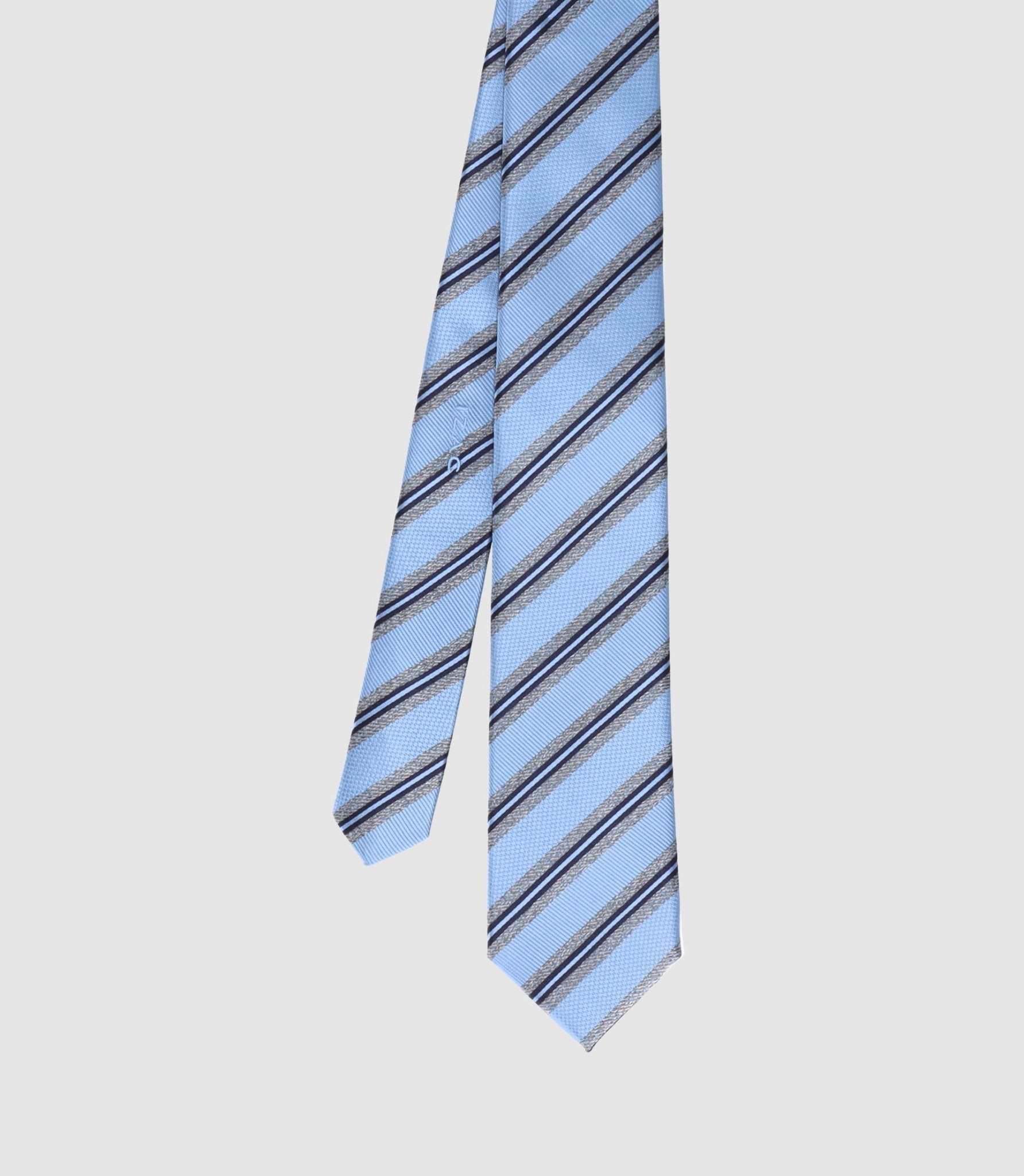 Cravate basique 7cm bleu ciel TRISTAN