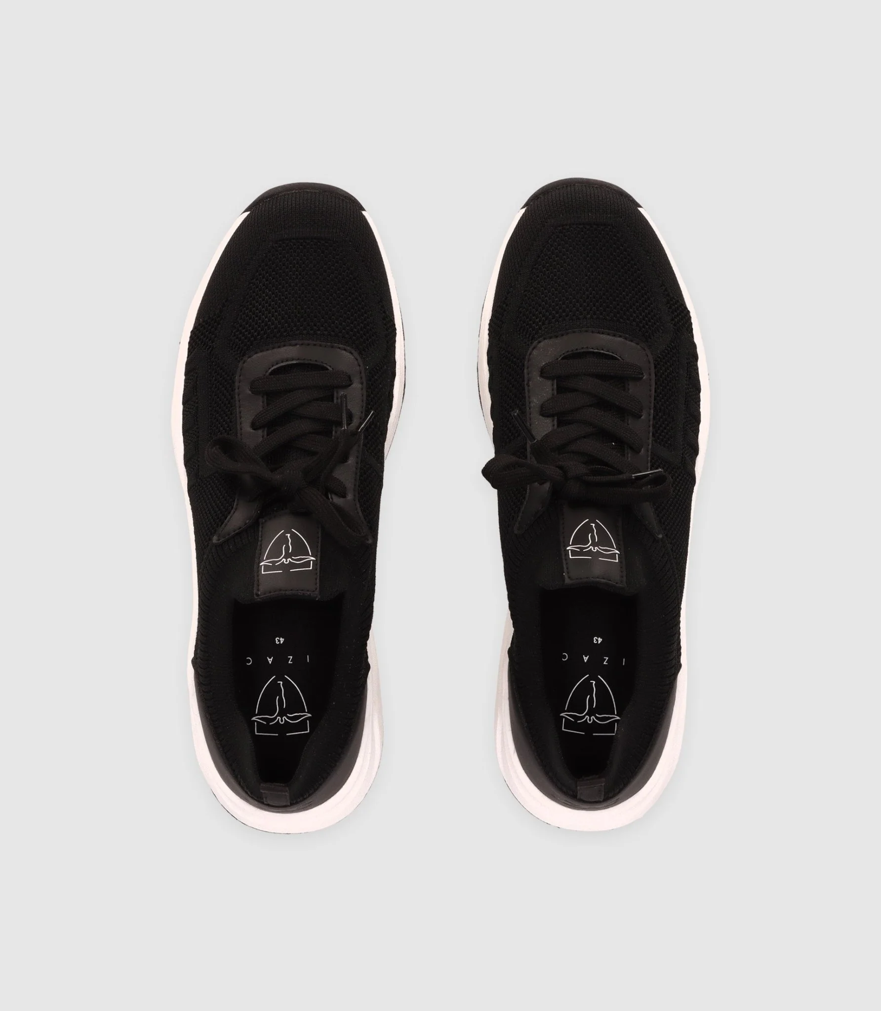 Chaussures sneakers en maille noires - Image 6