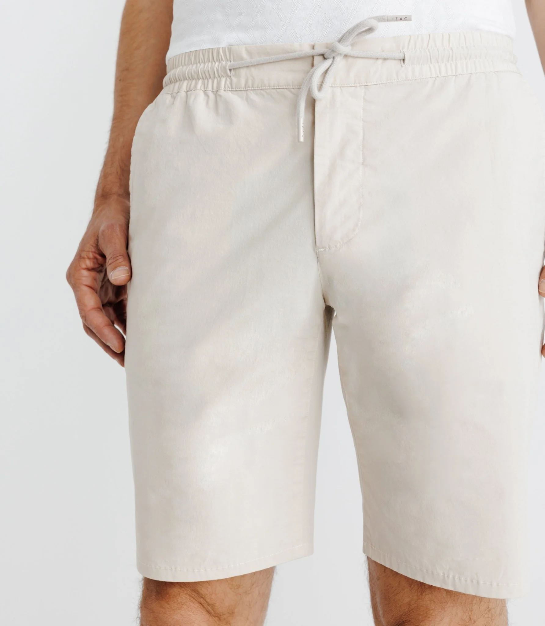 Bermuda en coton mastic - Image 2