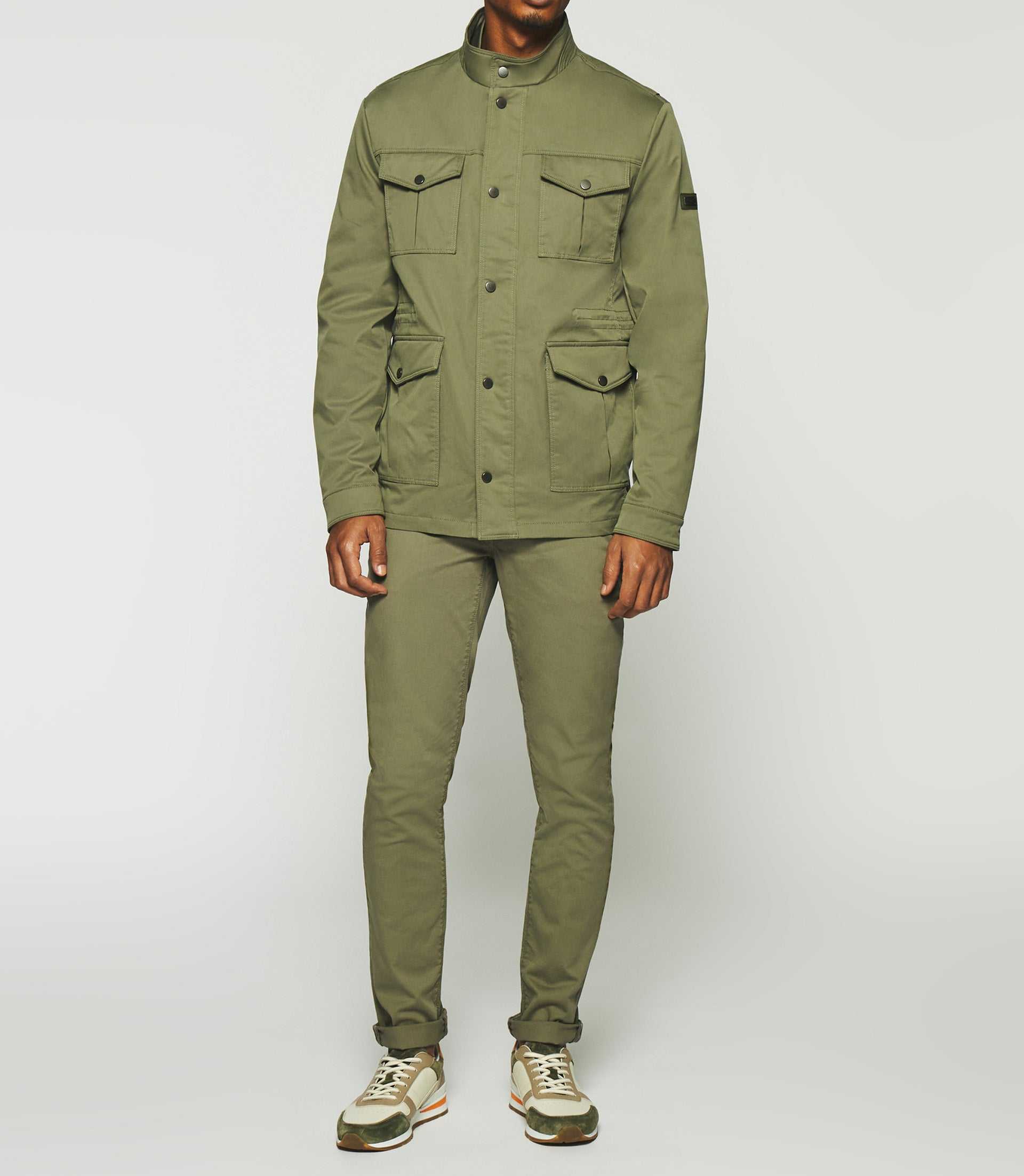 Veste saharienne 4 poches kaki RONALD - Image 2