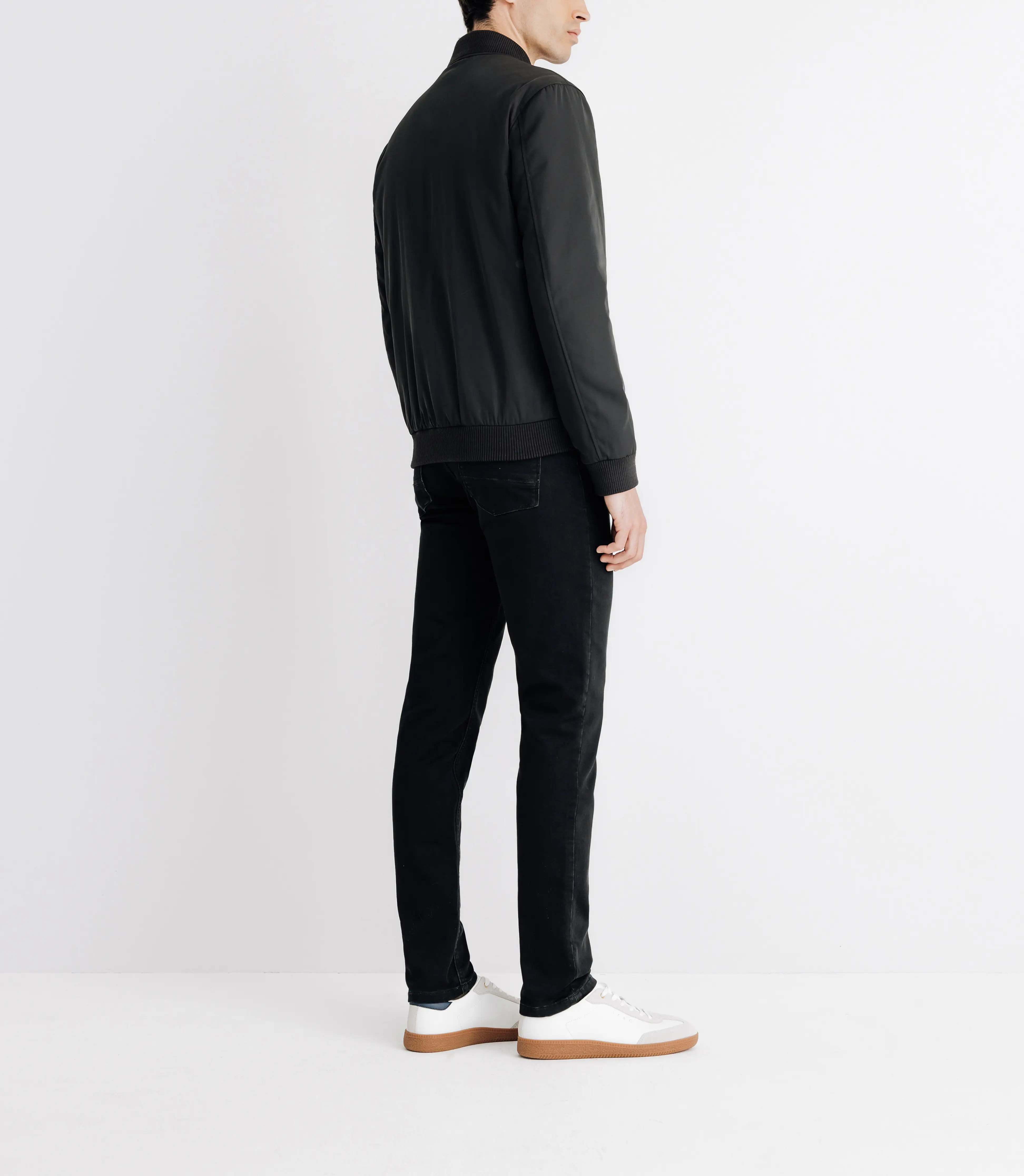 Blouson bomber noir - Image 4