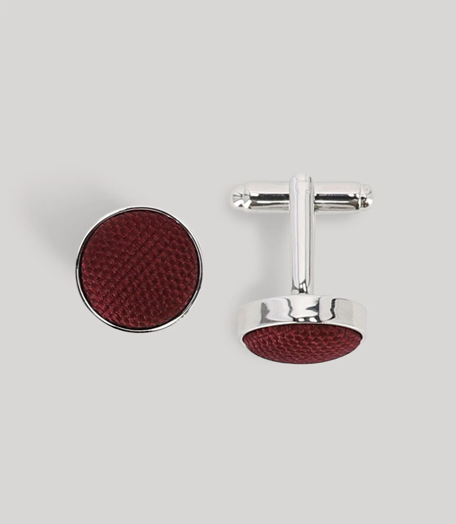 Boutons de manchette bordeaux - Image 2