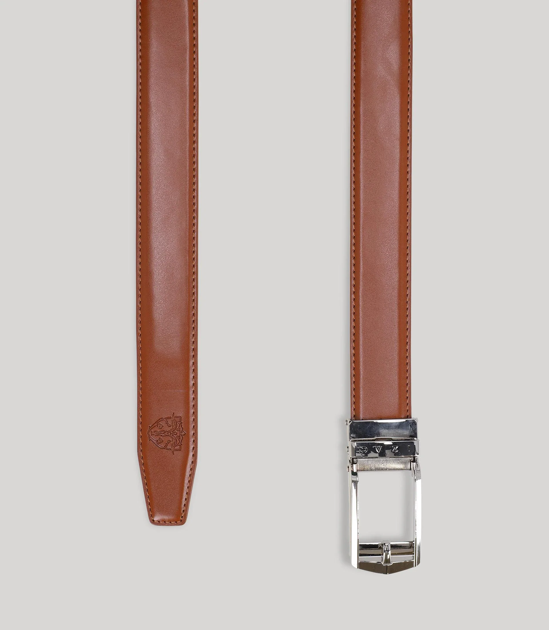 Ceinture à cliquet camel - Image 2