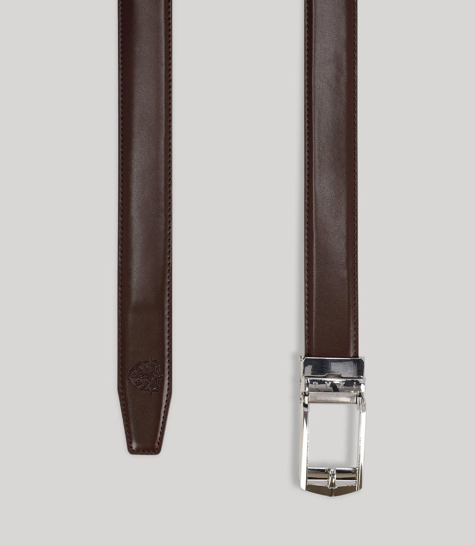 Ceinture à cliquet marron - Image 2