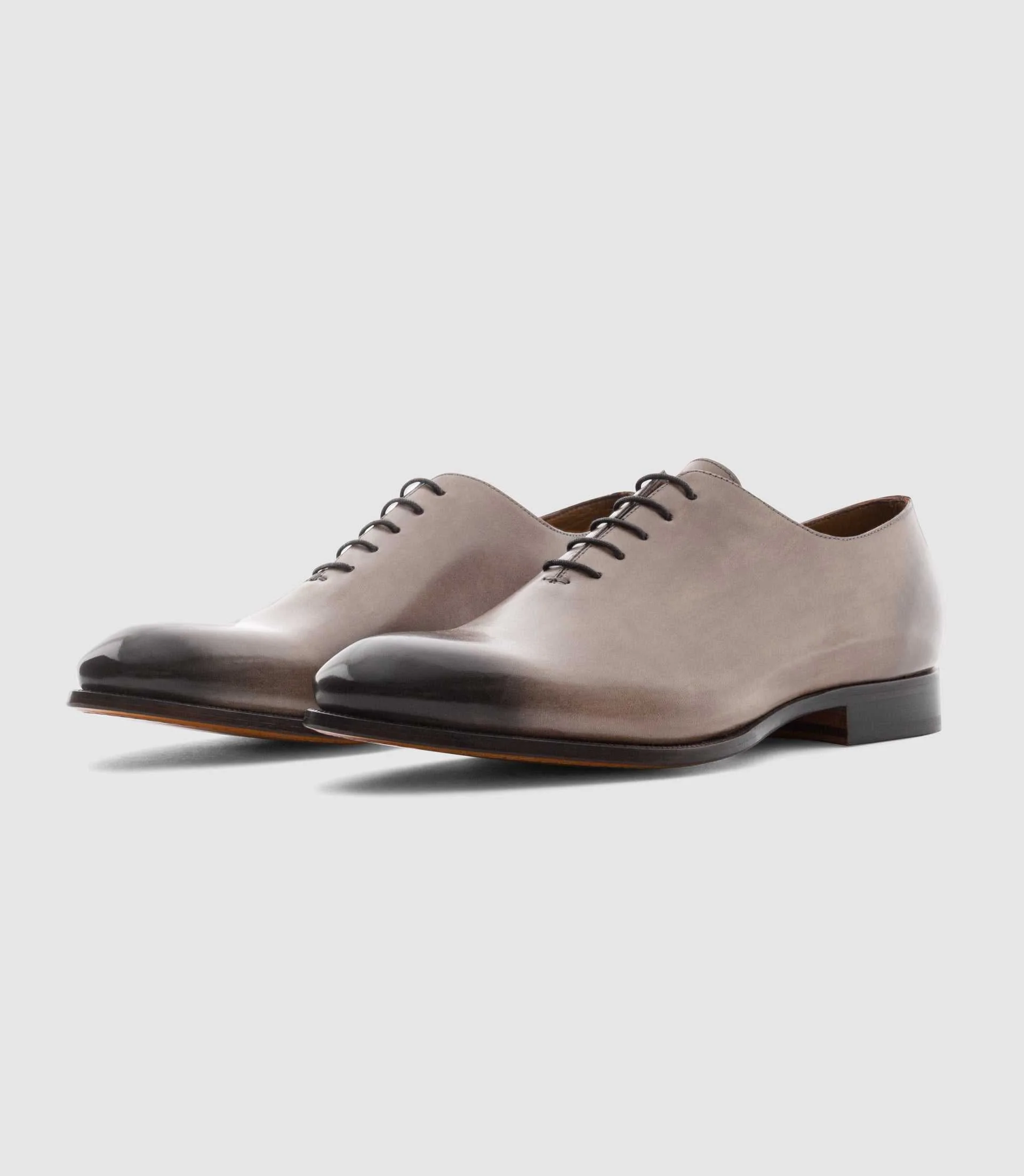 Richelieu en cuir marron corde EDMONDO - Image 3