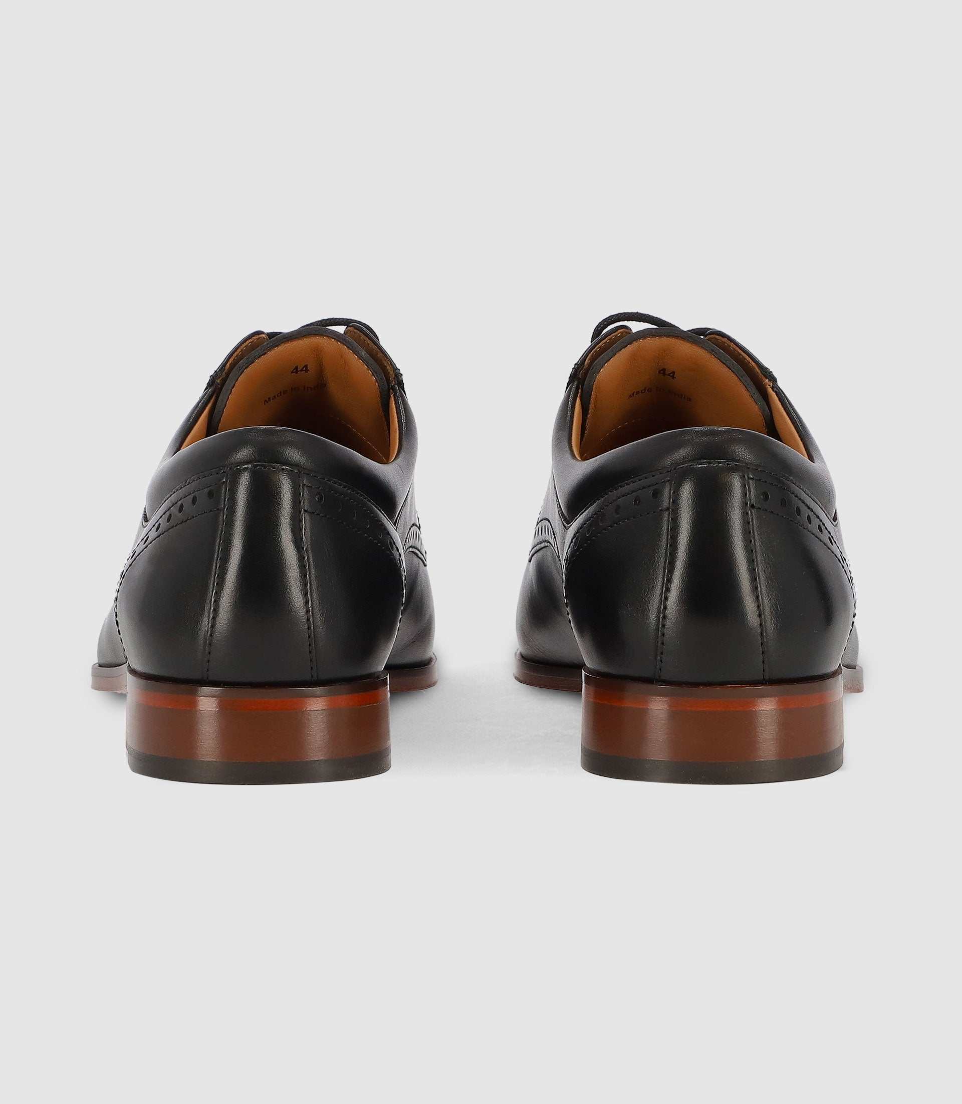 Chaussures derby en cuir noires - Image 3