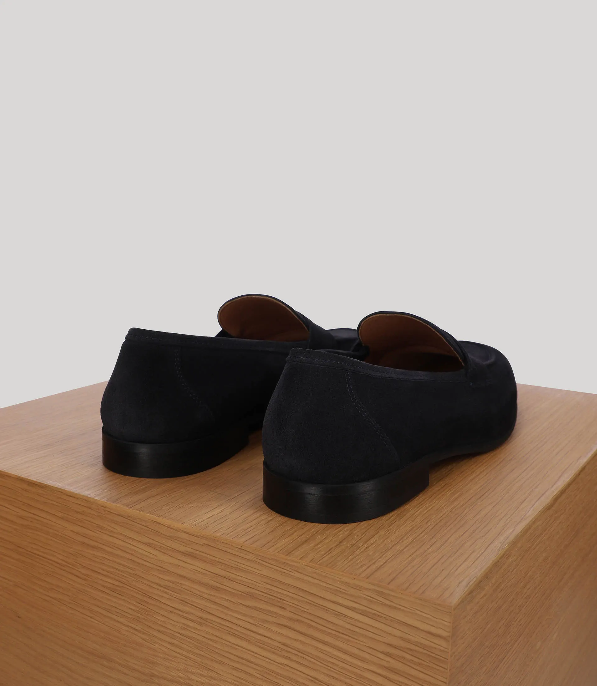 Mocassin ville en suède marine - Image 4