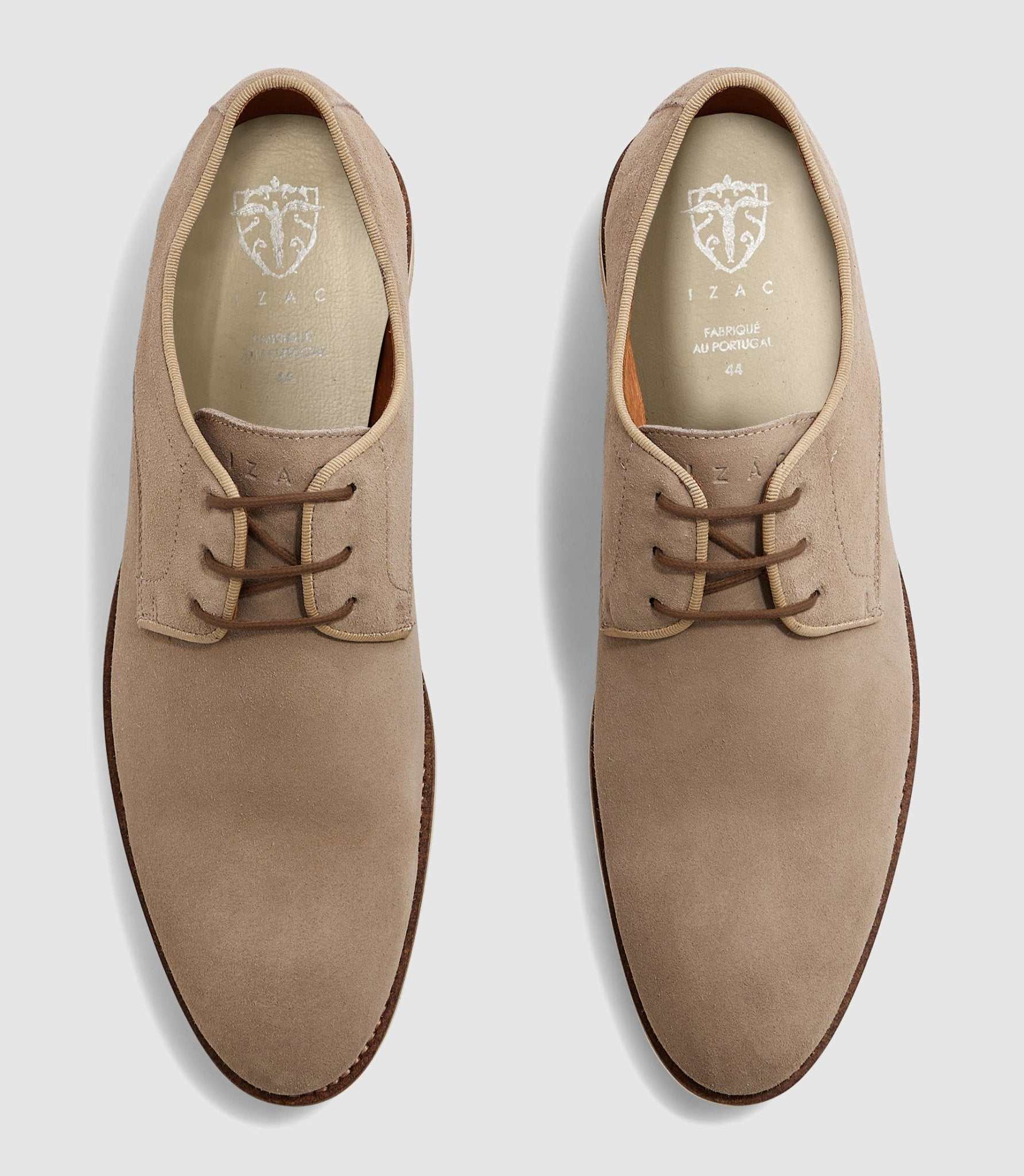 Derby en daim beige EMERICO - Image 4