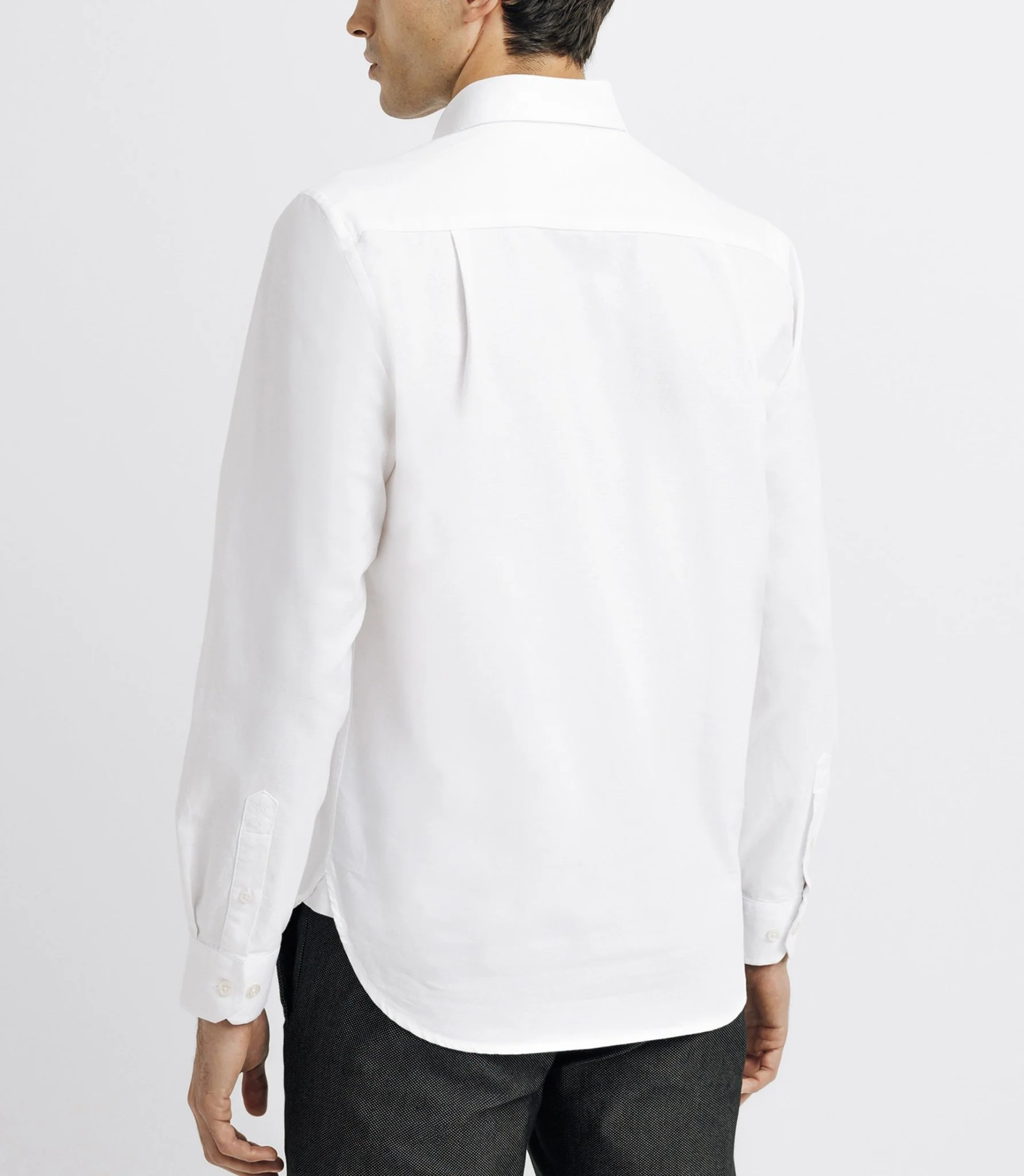 Chemise casual polo blanche - Image 3
