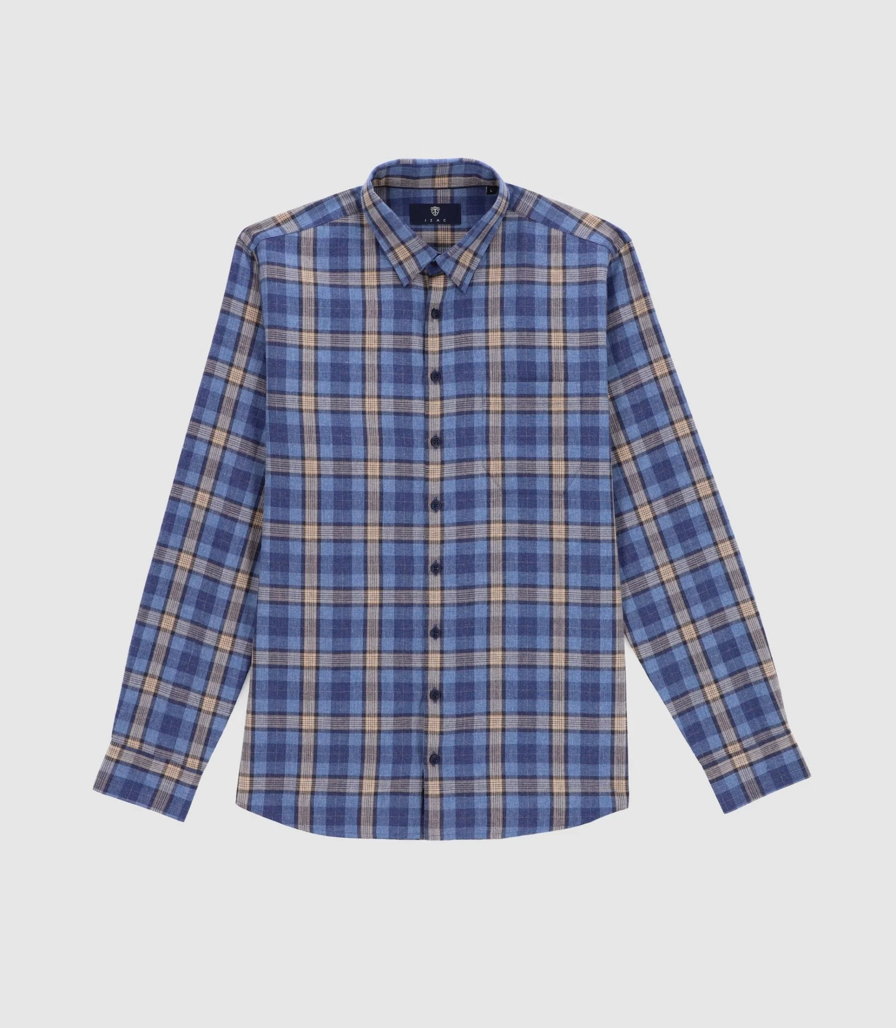 Chemise à carreaux bleu JORIS - Image 5