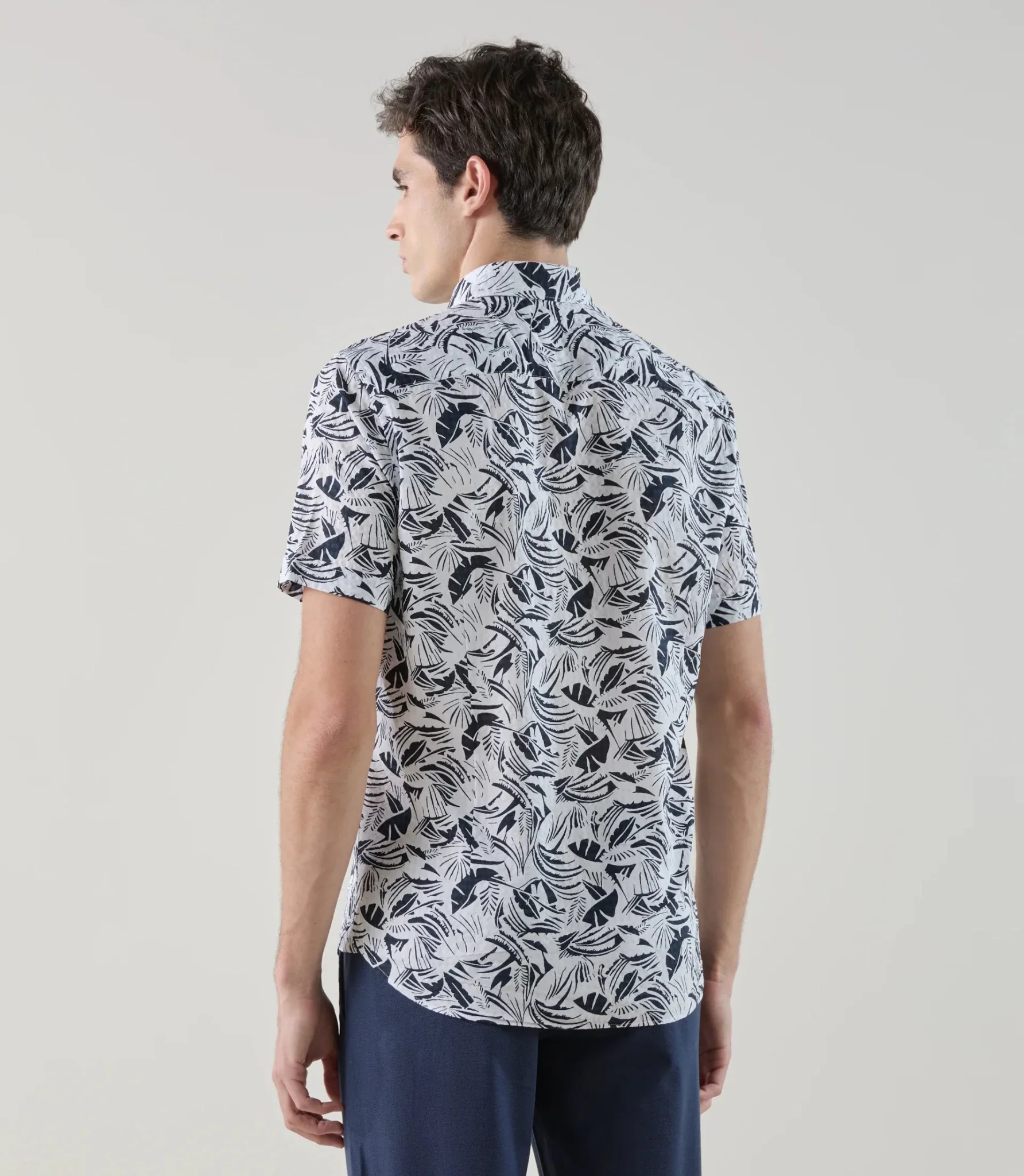Chemise fantaisie marine - Image 3
