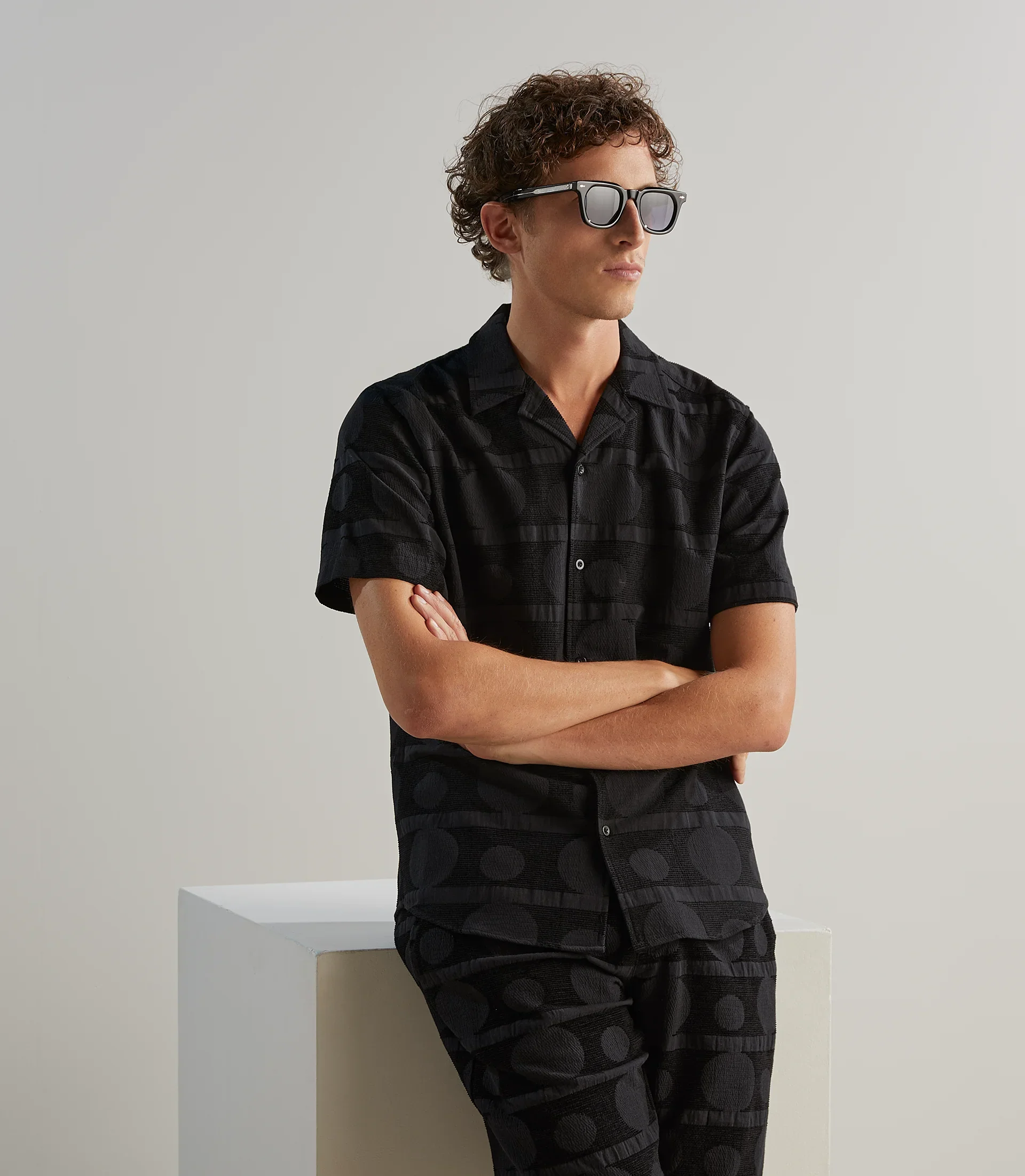 Chemise fantaisie noire - Image 7
