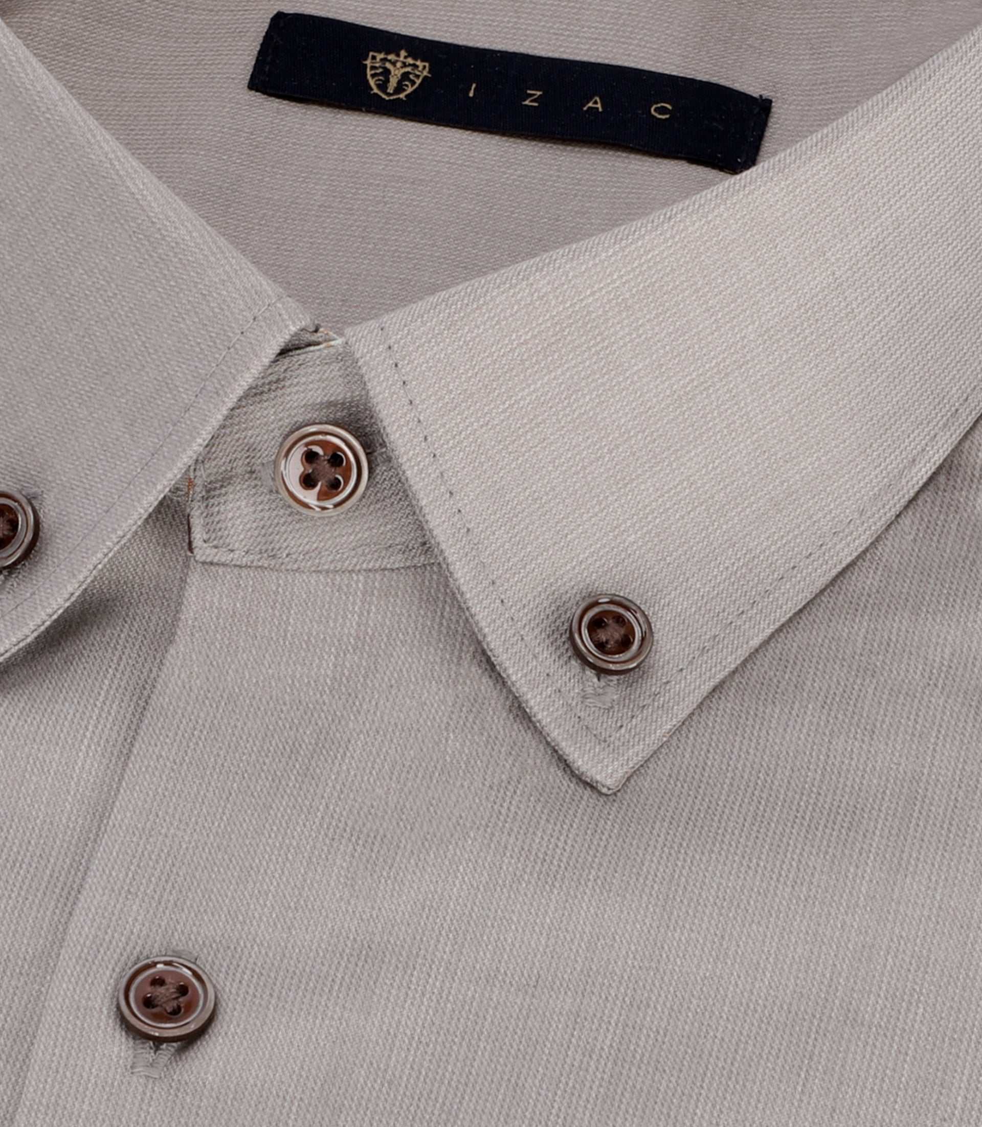 Chemise slim beige PABLO - Image 2
