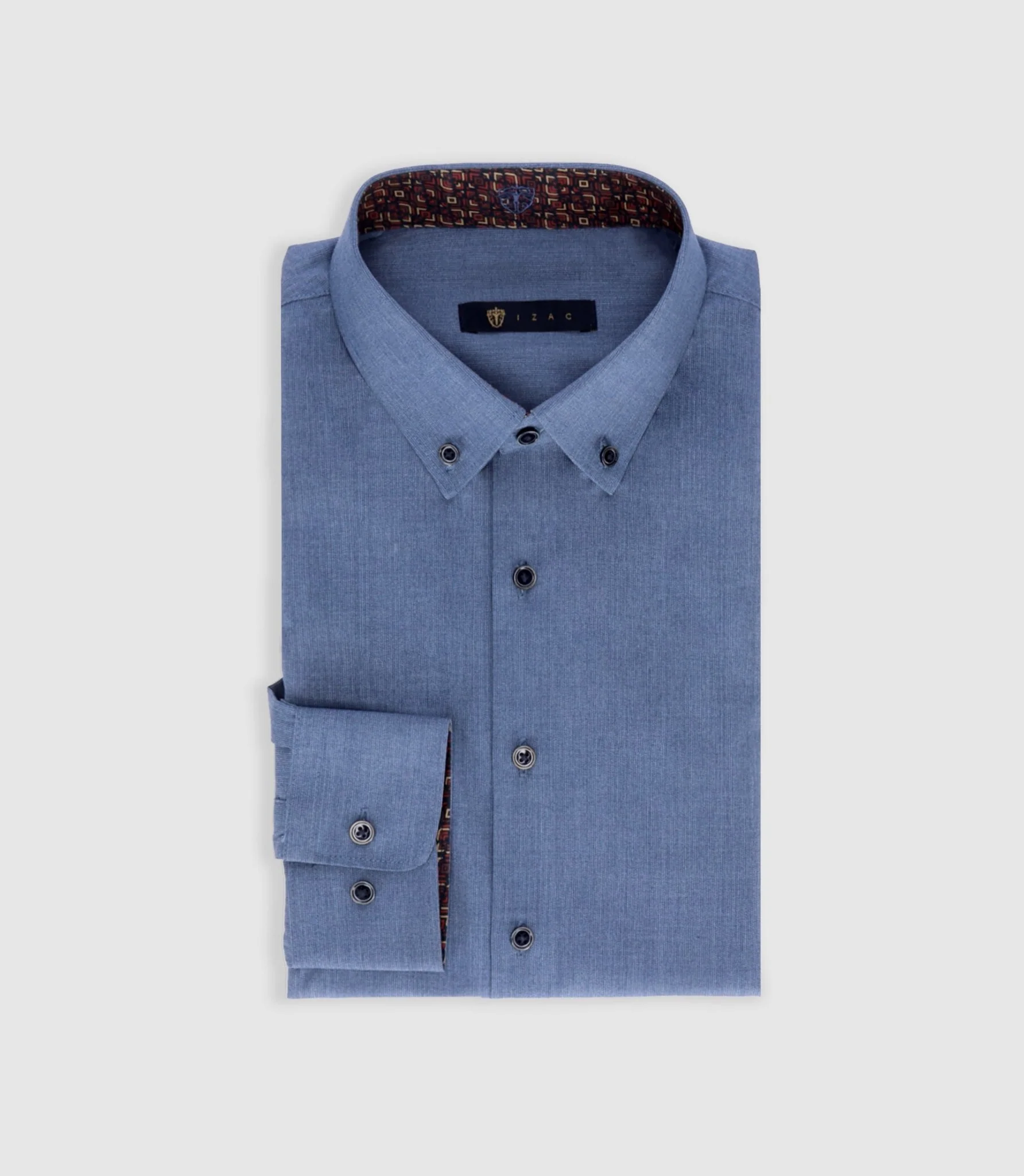 Chemise slim bleu PABLO