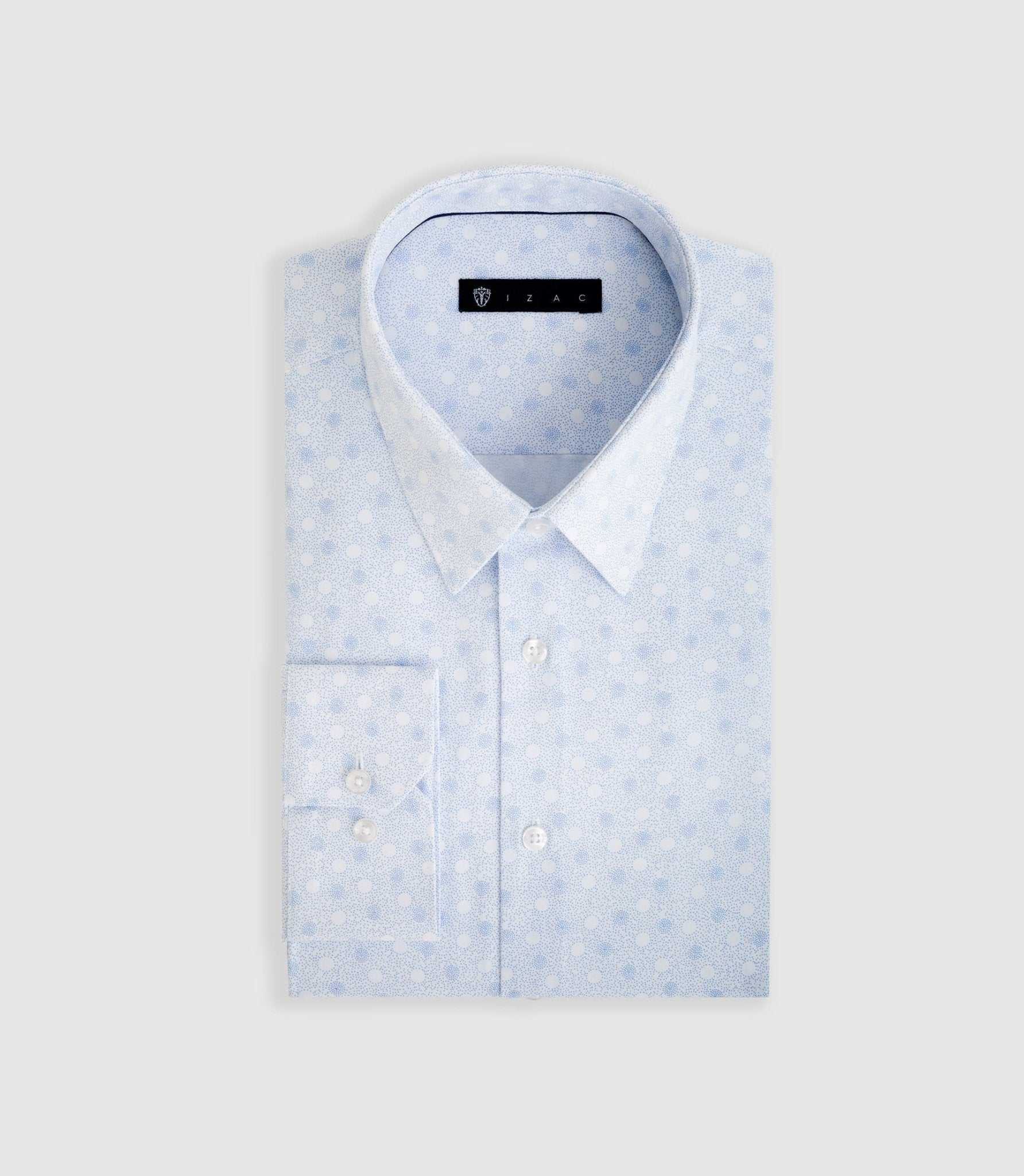 Chemise ville bleu ciel "Difast001" - Image 3