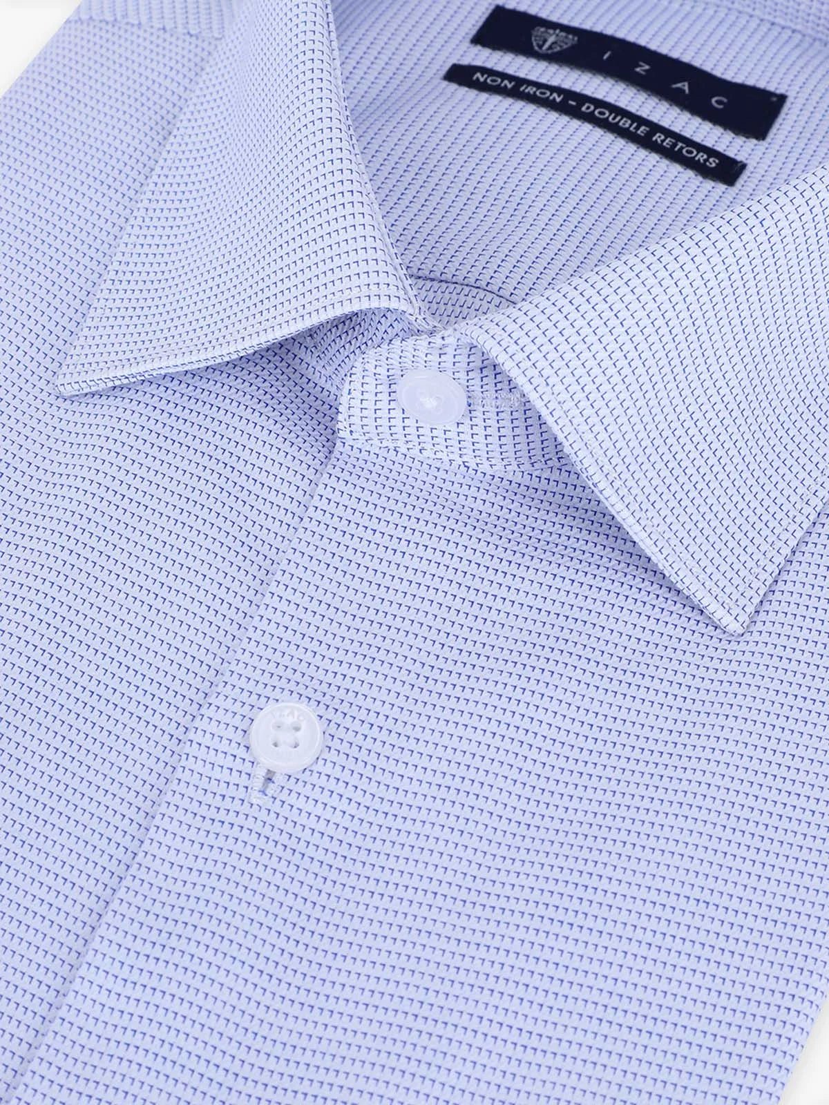 Chemise ville non iron marine - Image 2