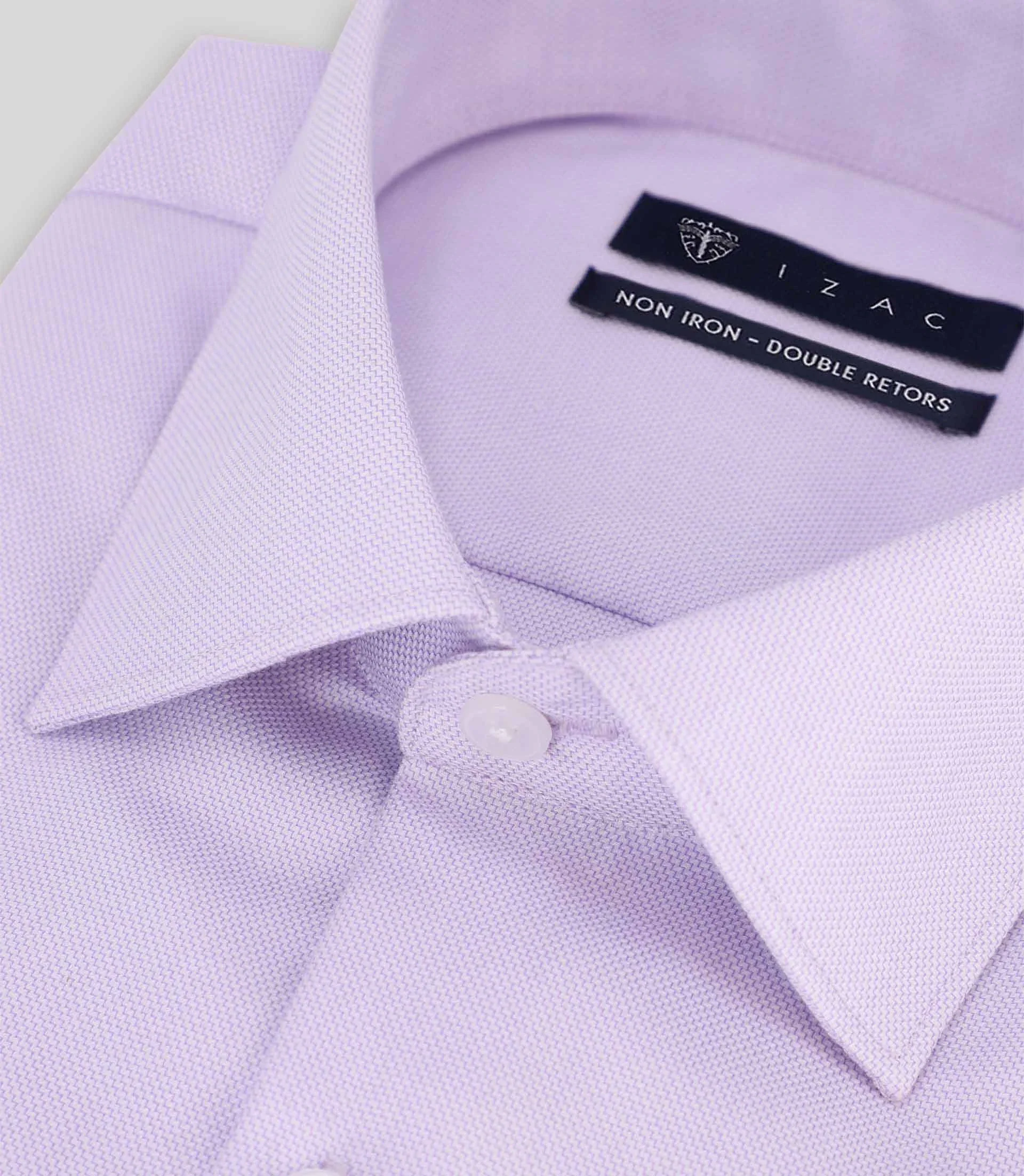 Chemise non iron mauve - Image 2