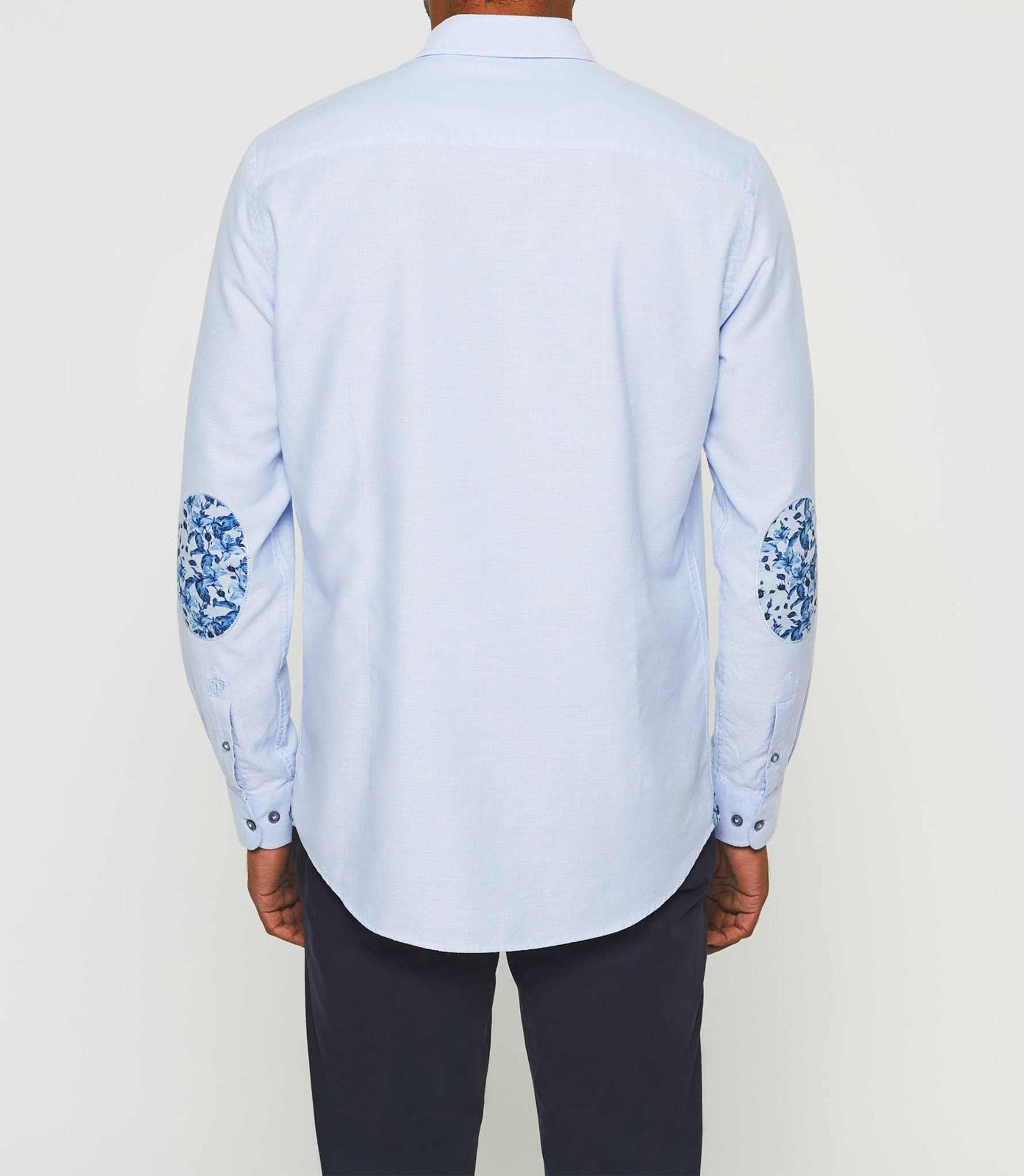 Chemise casual bleu ciel "Keo" - Image 6