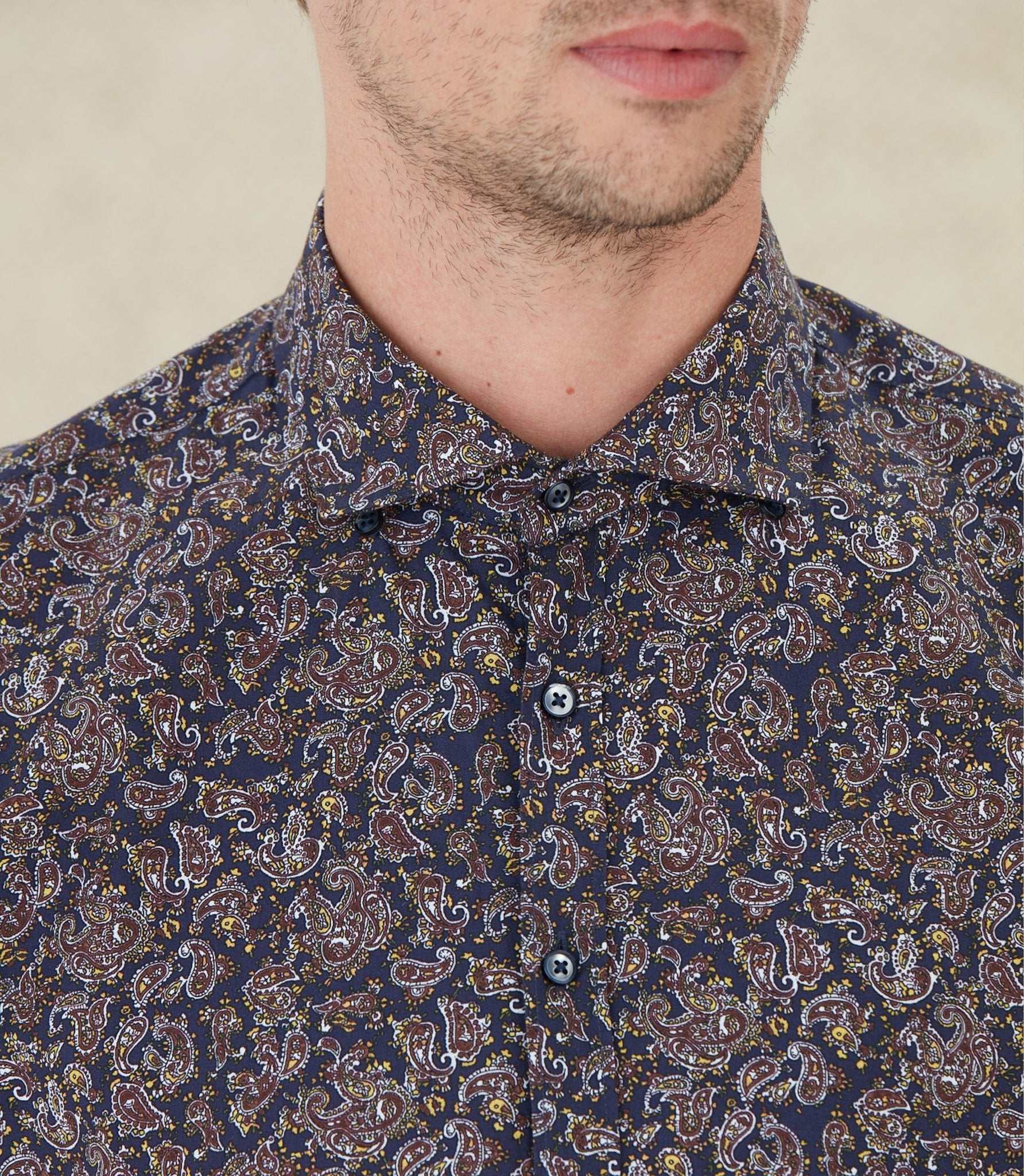 Chemise casual marron "Martin" - Image 3