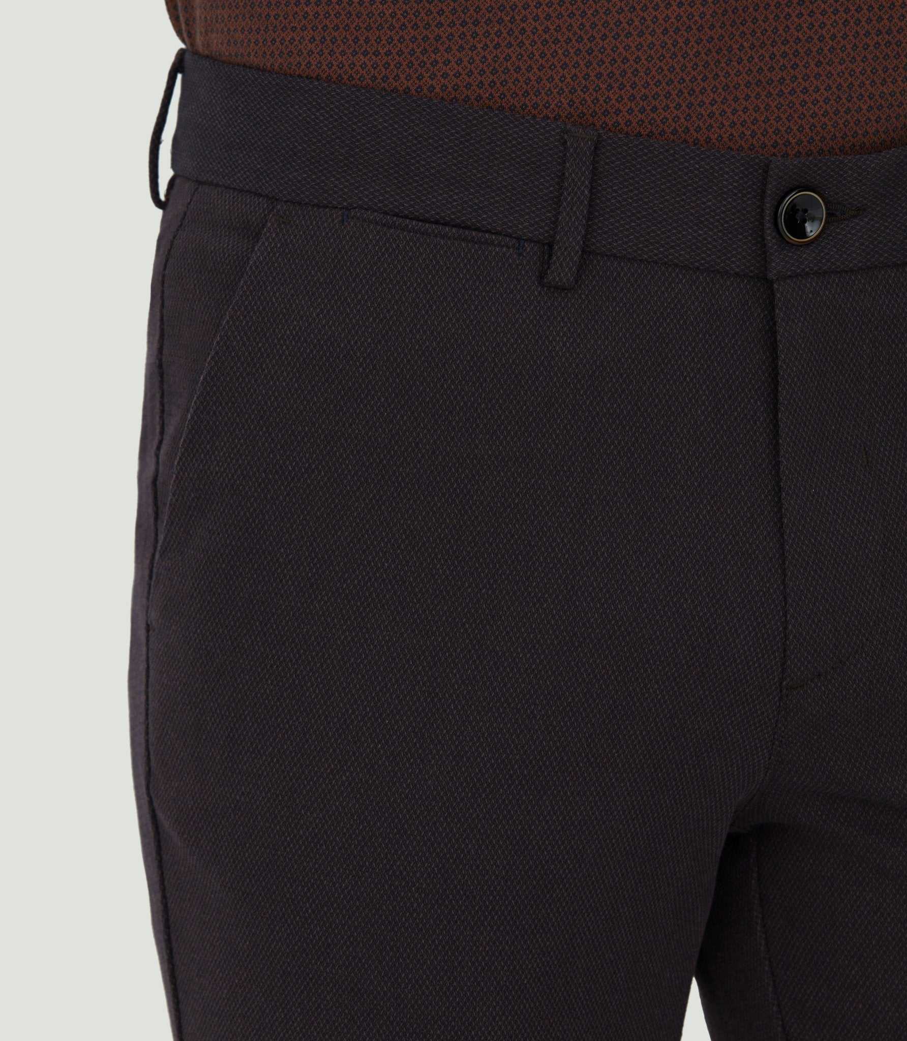 Pantalon chino slim bordeaux "Cobra" - Image 2
