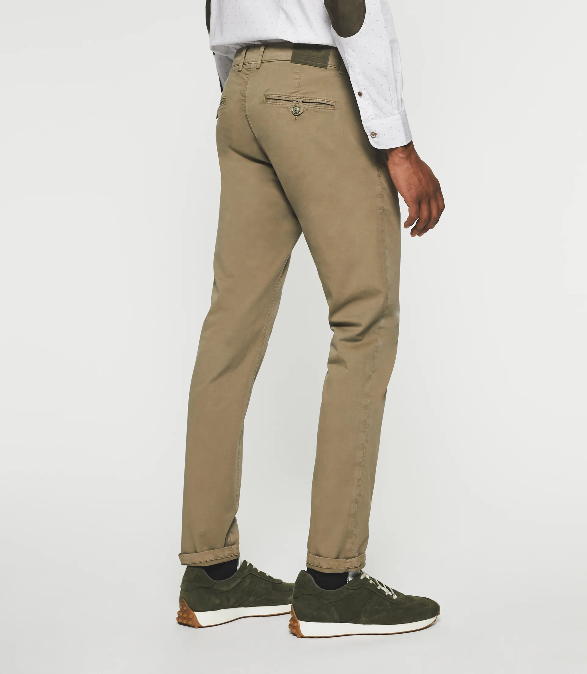 Pantalon chino slim kaki clair VALOR - Image 4