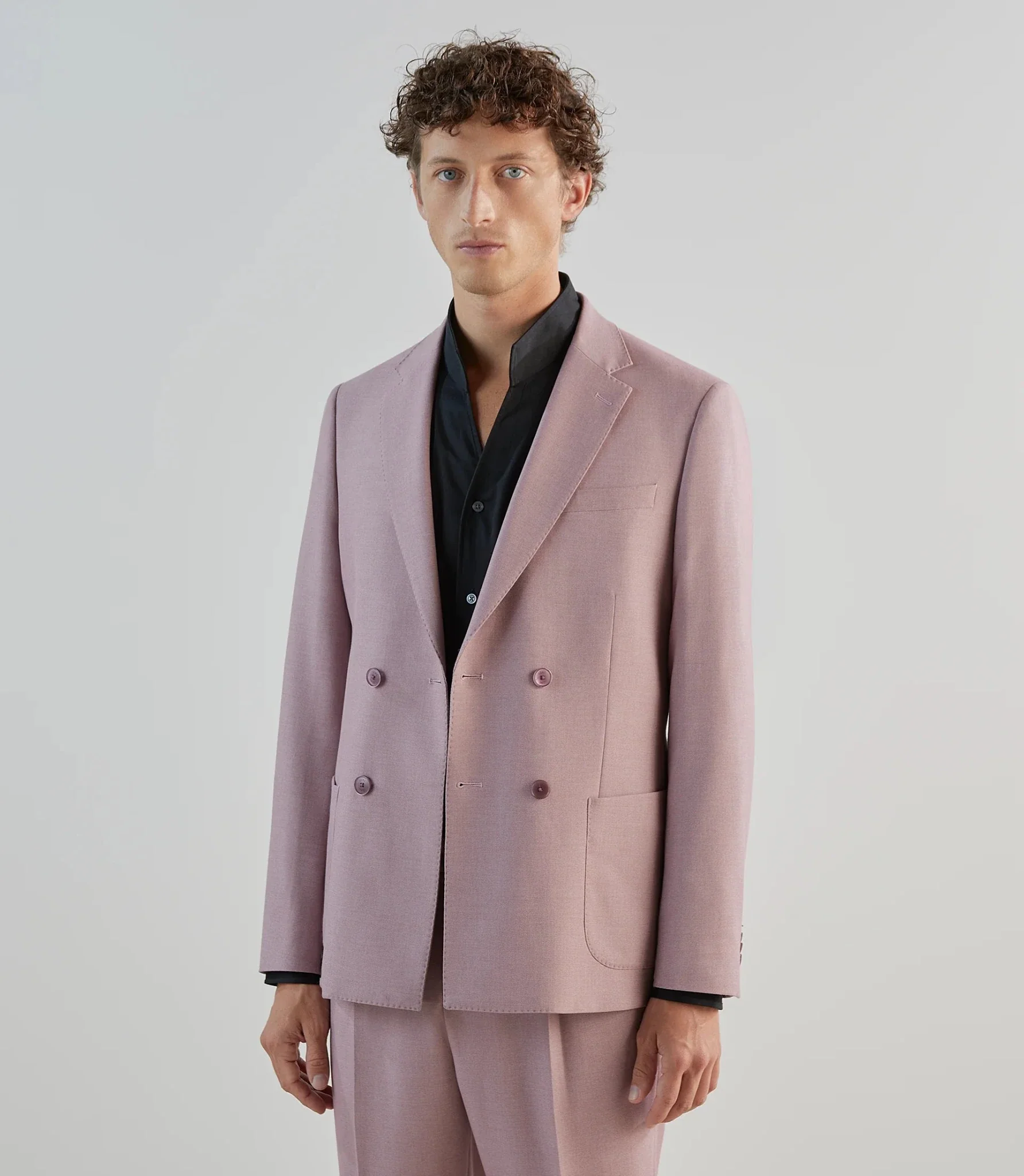 Costume croisé mauve - Image 3