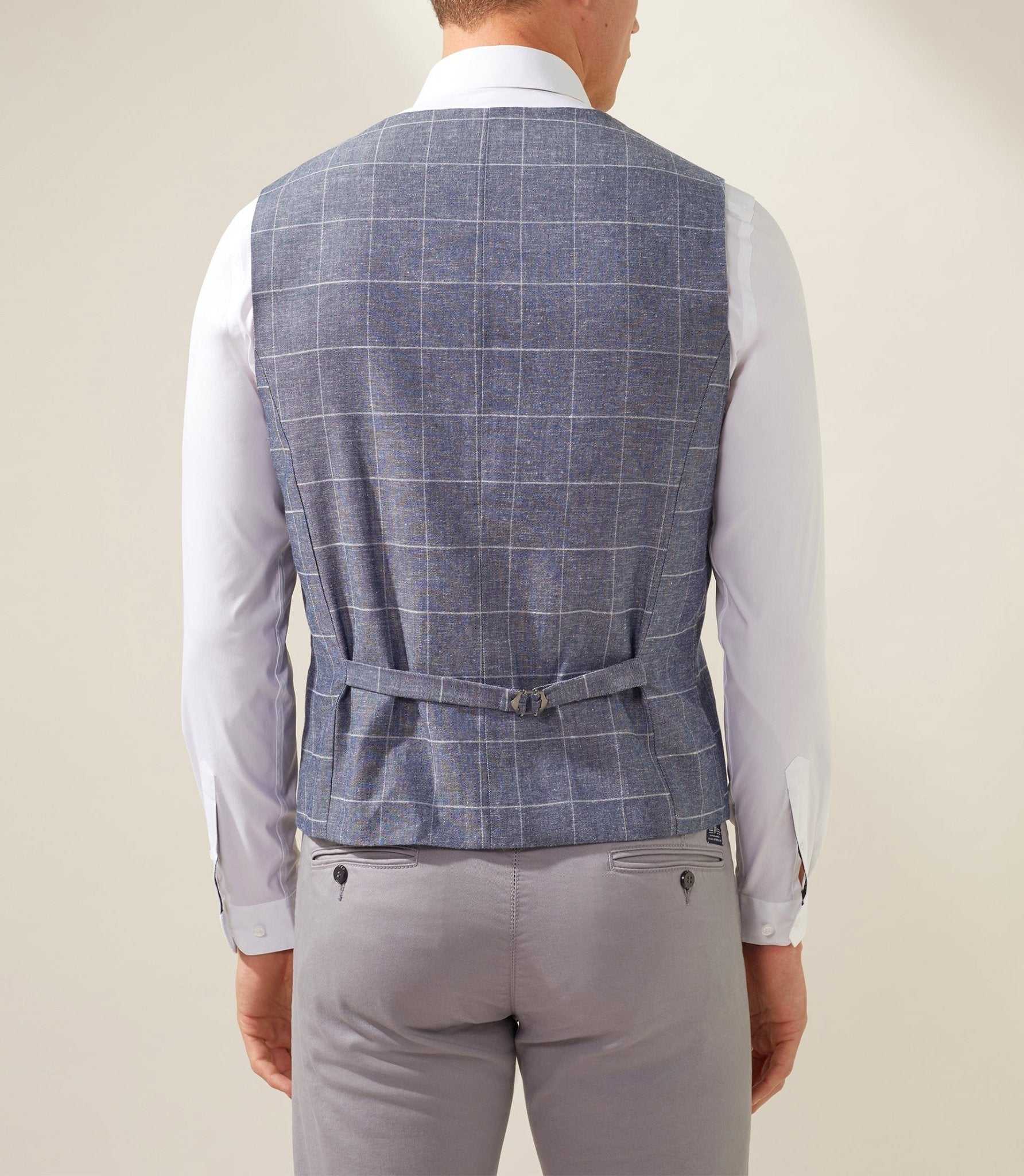 Gilet casual bleu "Levasion" - Image 4