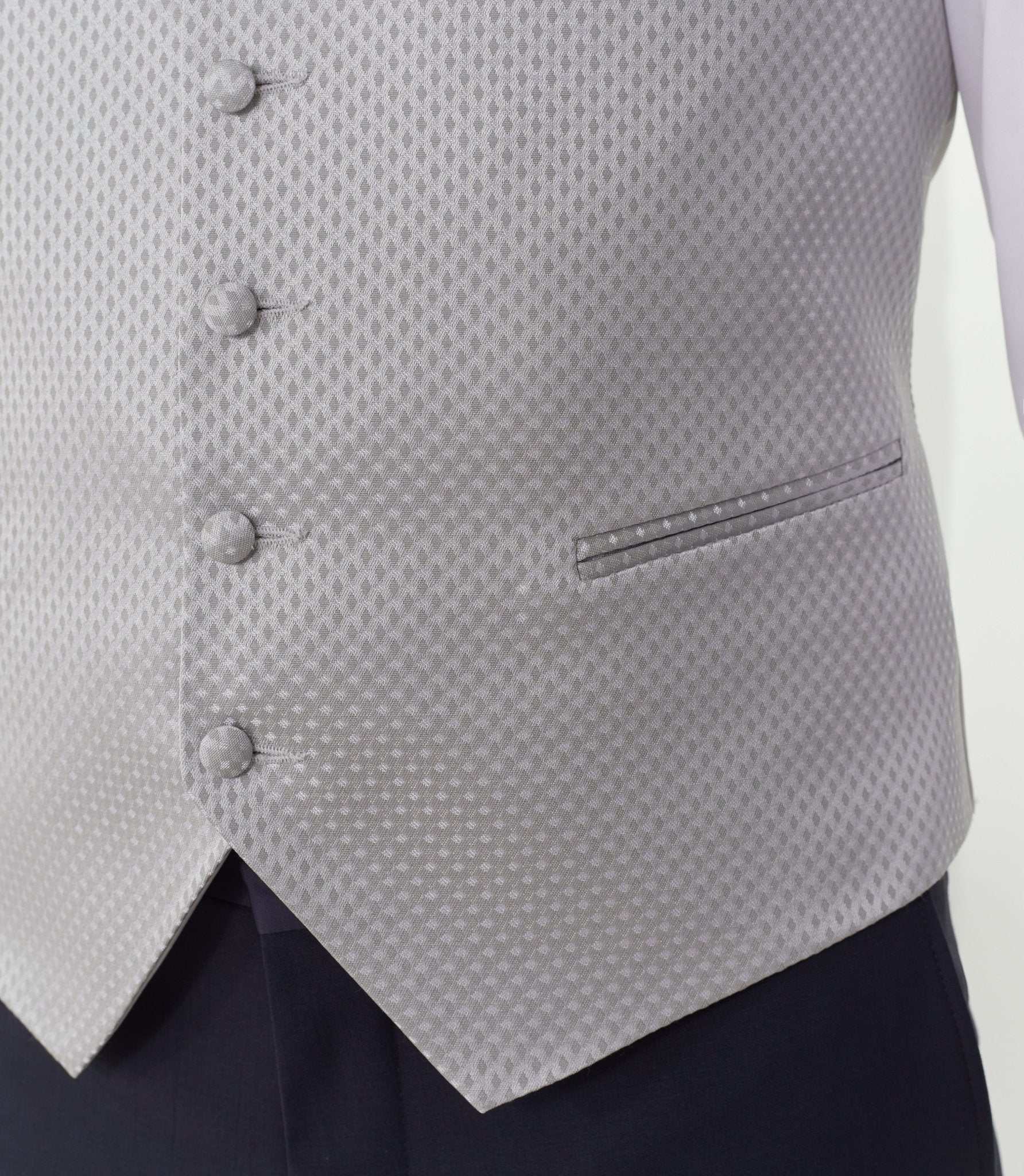 Gilet cérémonie gris "Xong" - Image 3