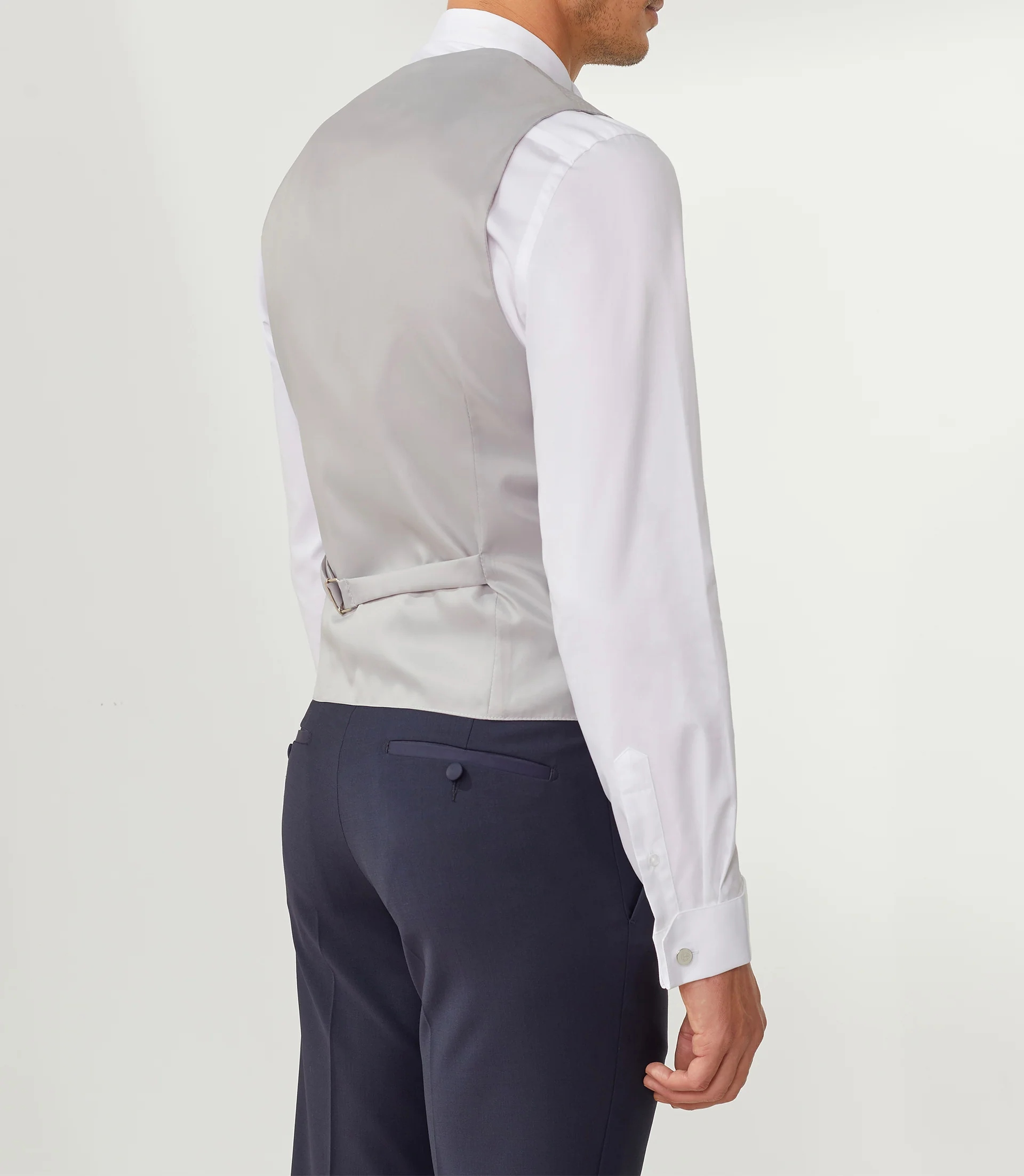 Gilet cérémonie gris "Xong" - Image 4