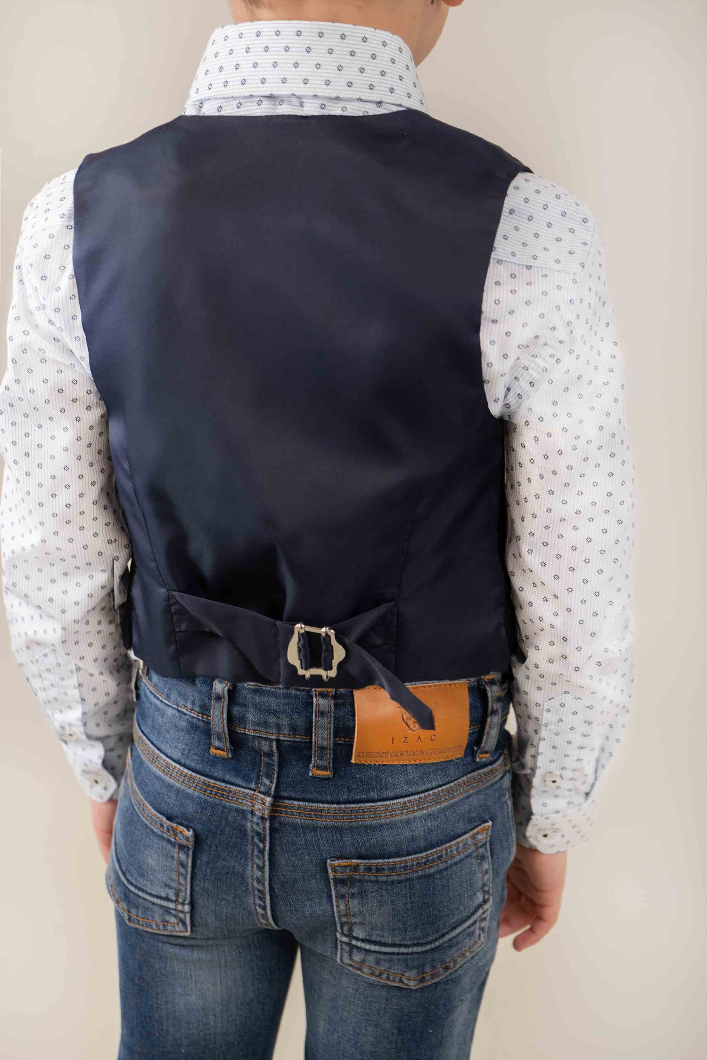 Gilet kid ville bleu marine "Ight" - Image 2