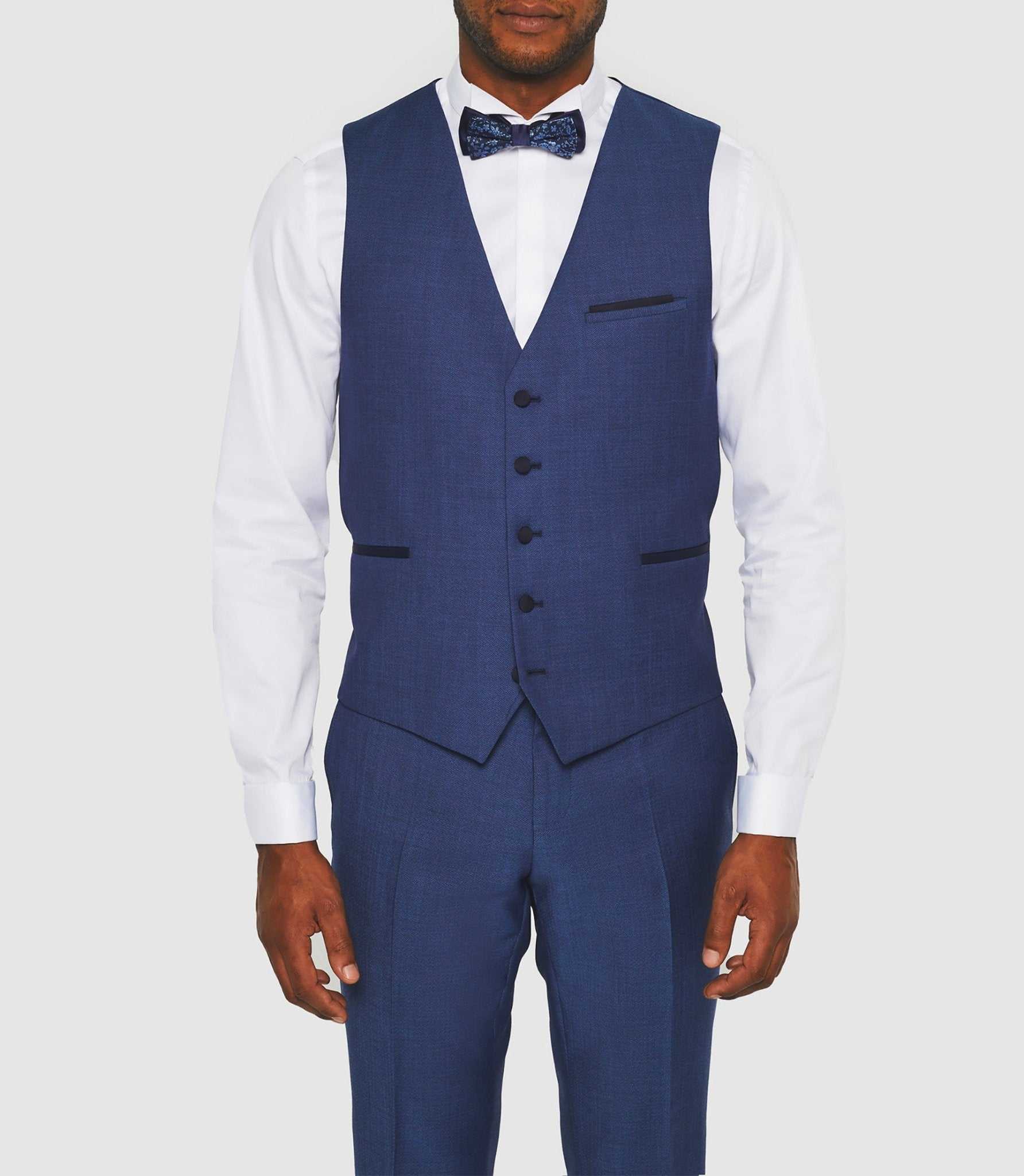 Gilet de costume bleu marine "Jfougue" - Image 4