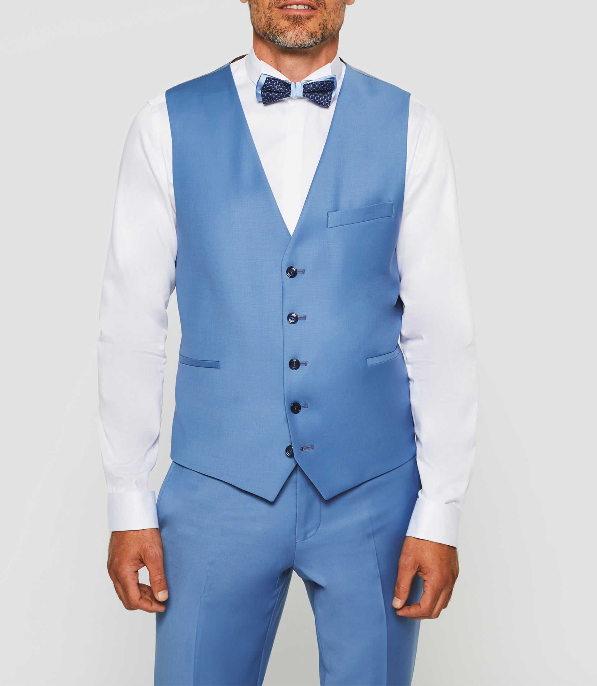 Gilet ville bleu ciel "Jfavori" - Image 3