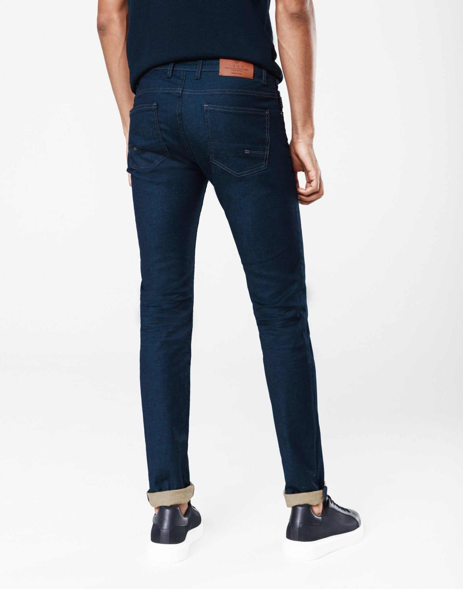 Jean enduit bleu gris - Image 2