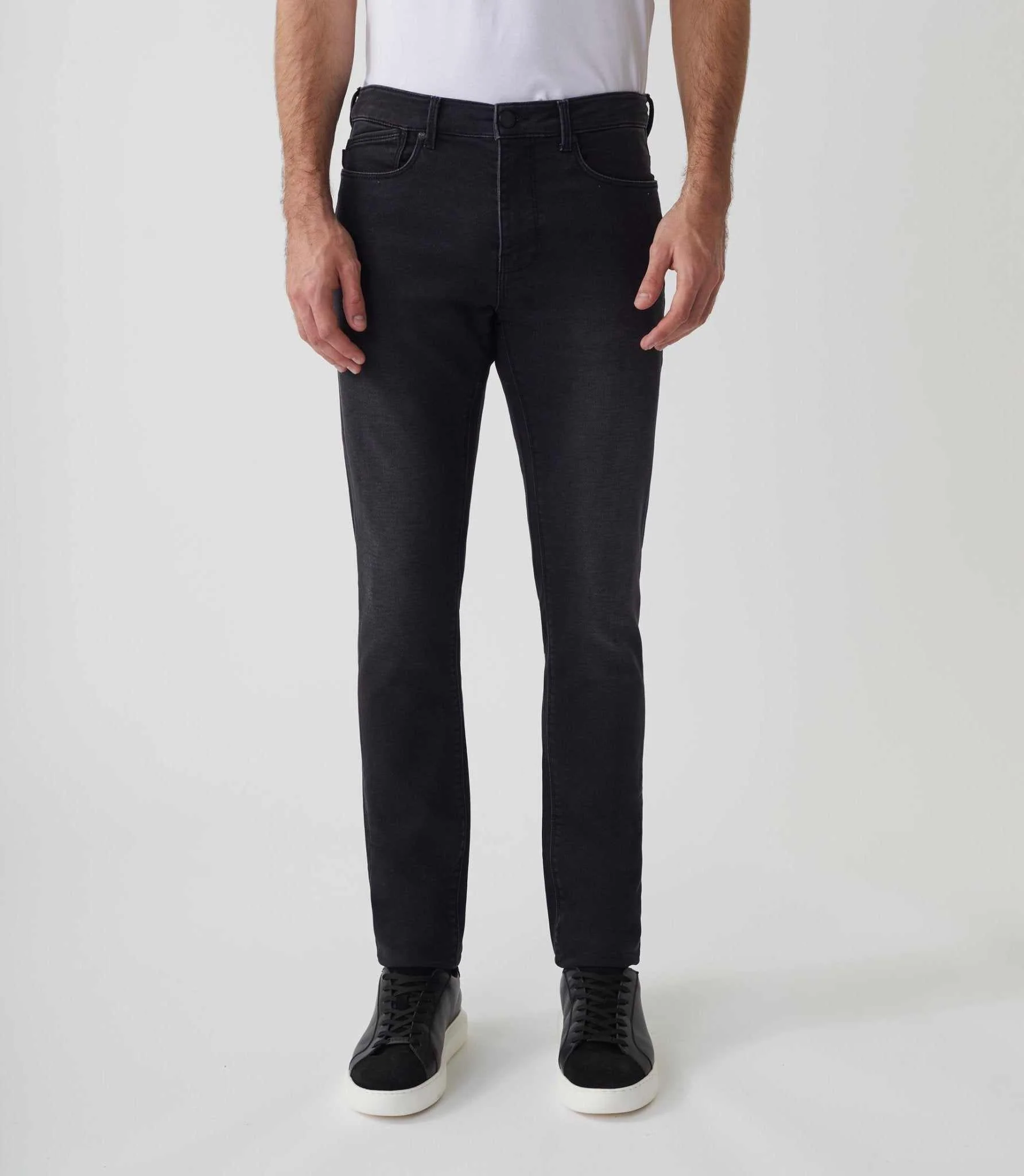 Jean molleton super slim noir "Loyal"