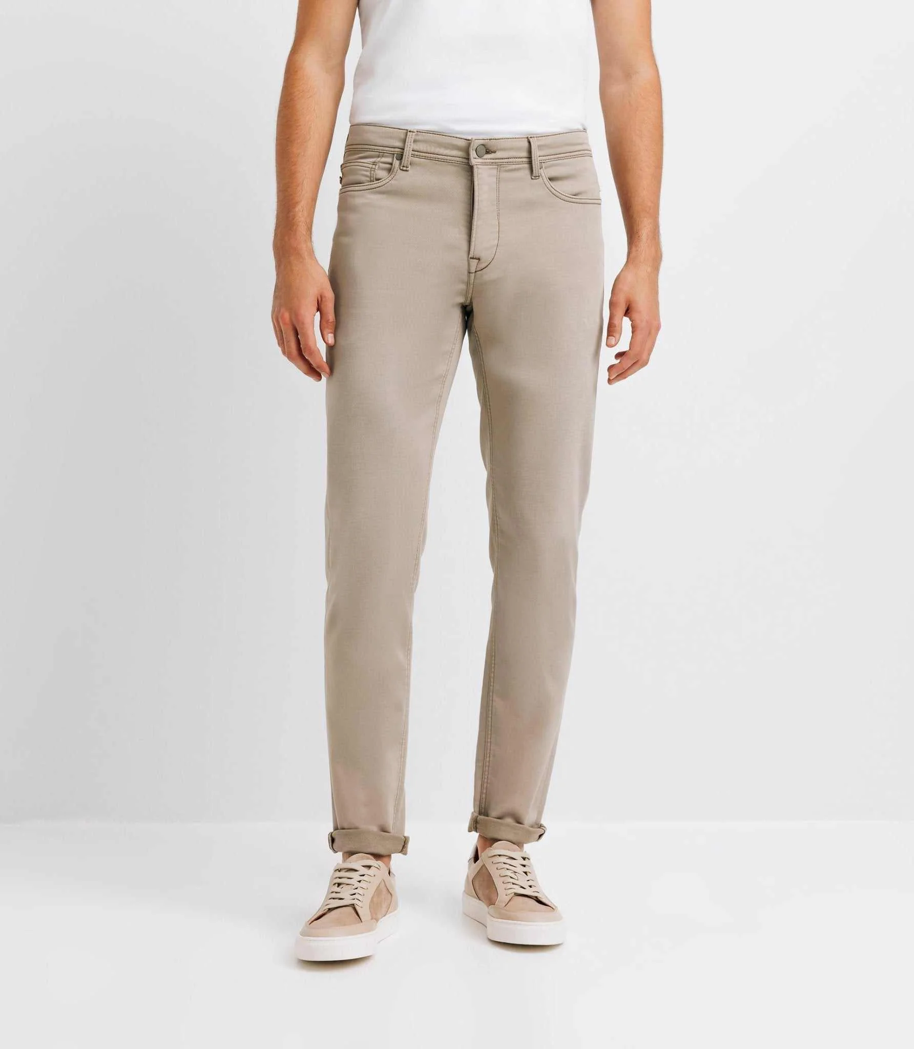 Jean super slim beige
