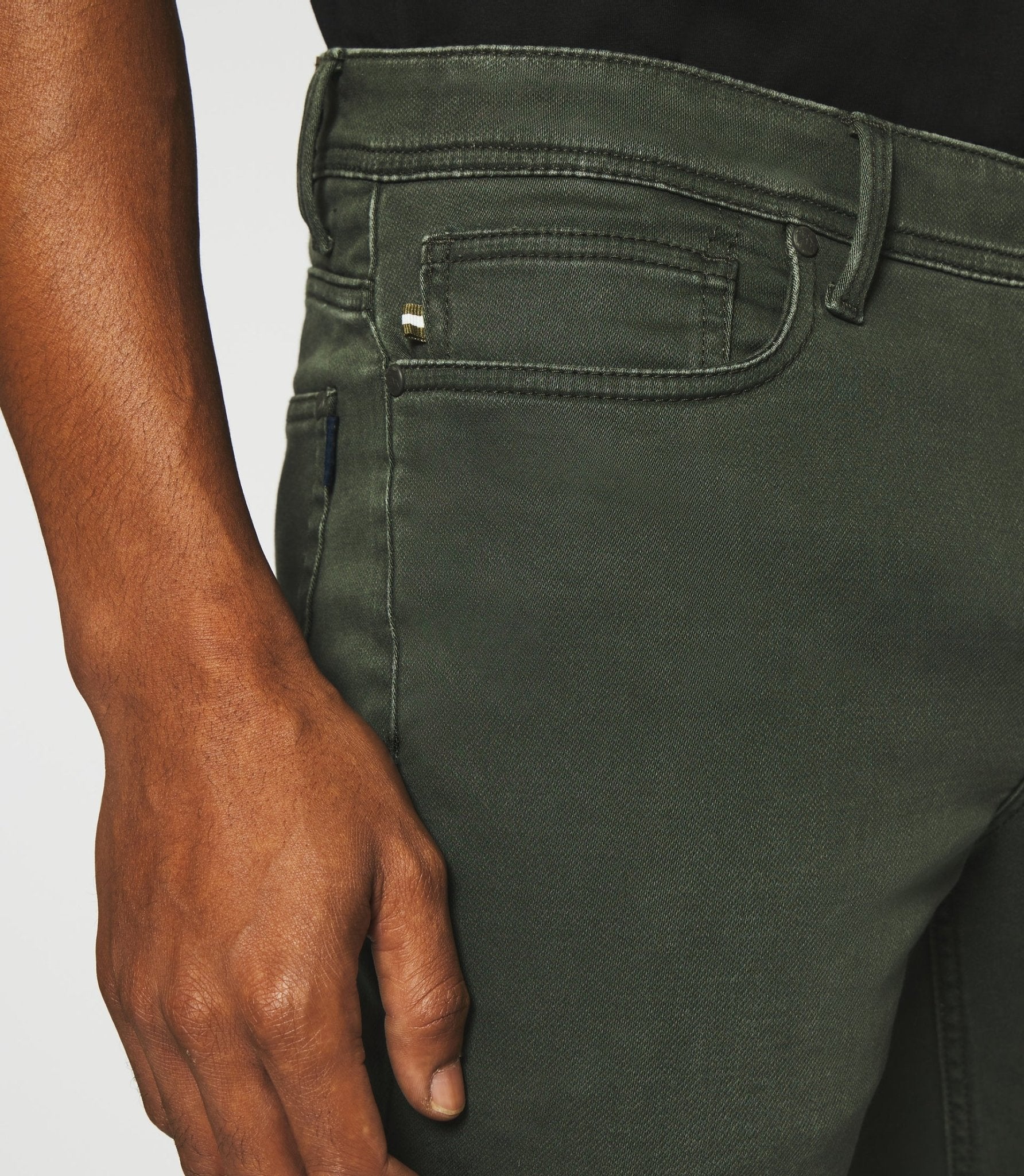 Jean super slim en maille kaki TOUPIE - Image 2