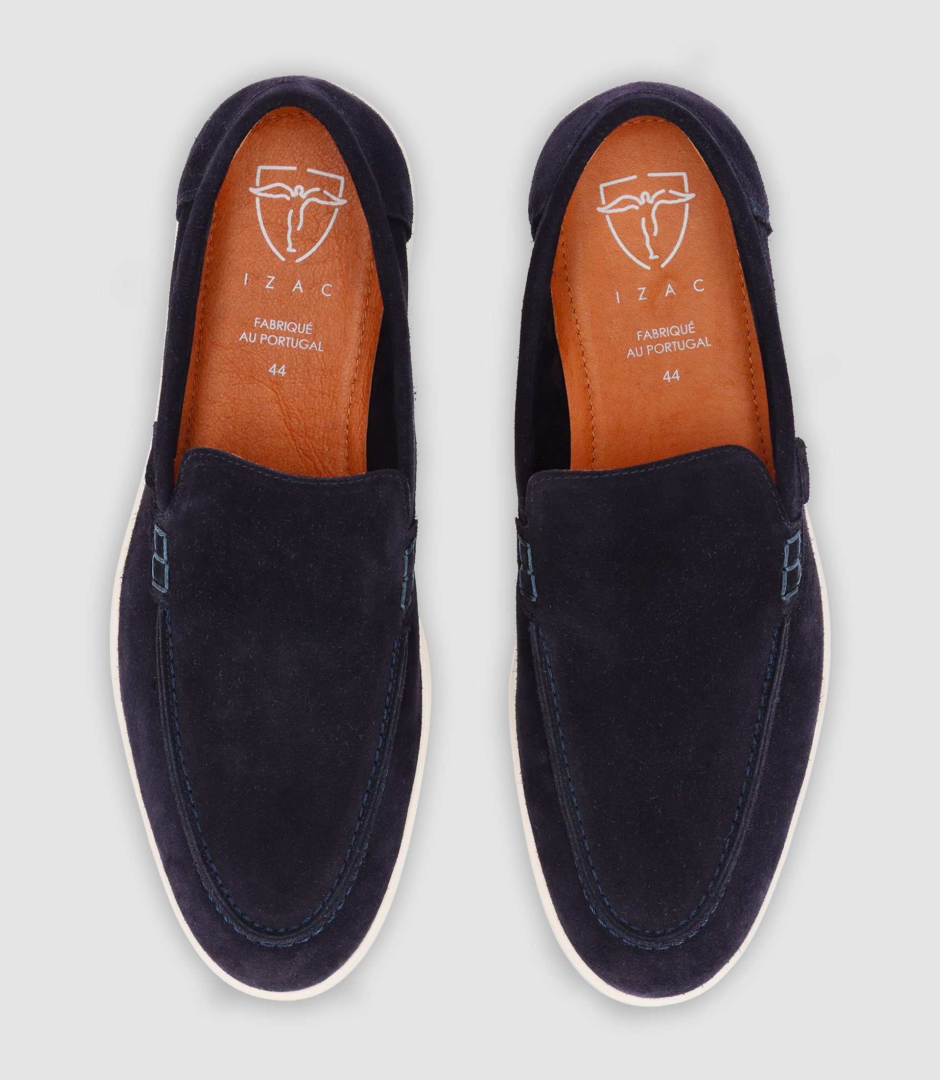 Mocassins en daim marine - Image 2