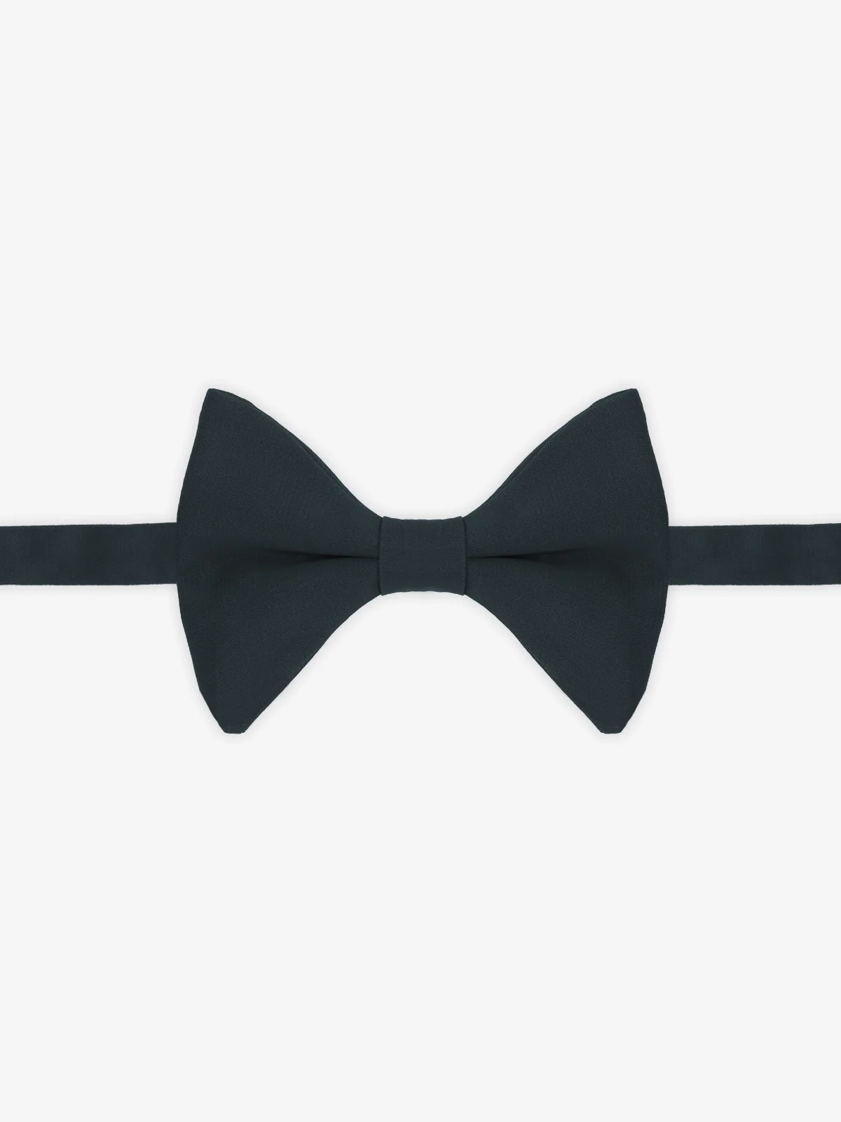 Nœud papillon uni vert foncé