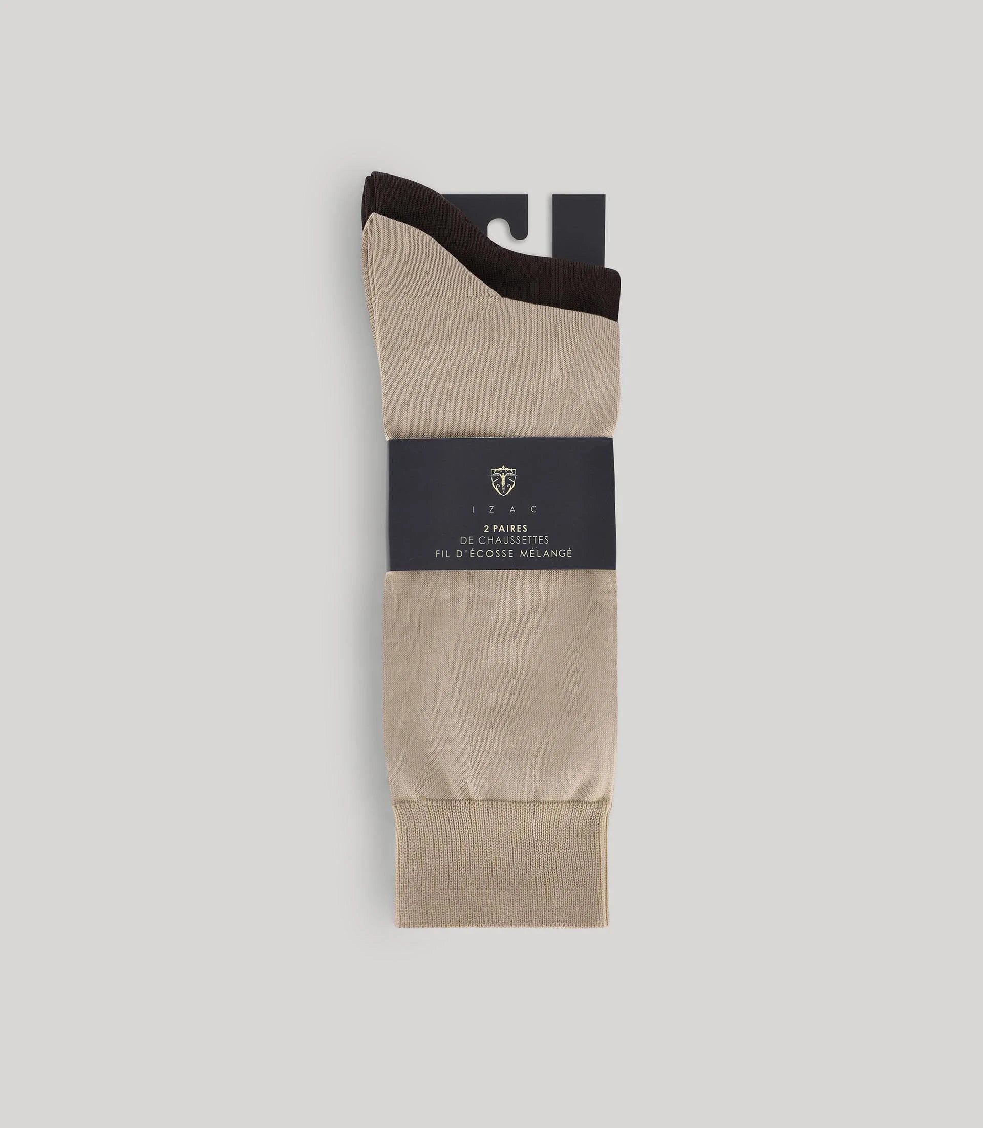 Pack de chaussettes beige