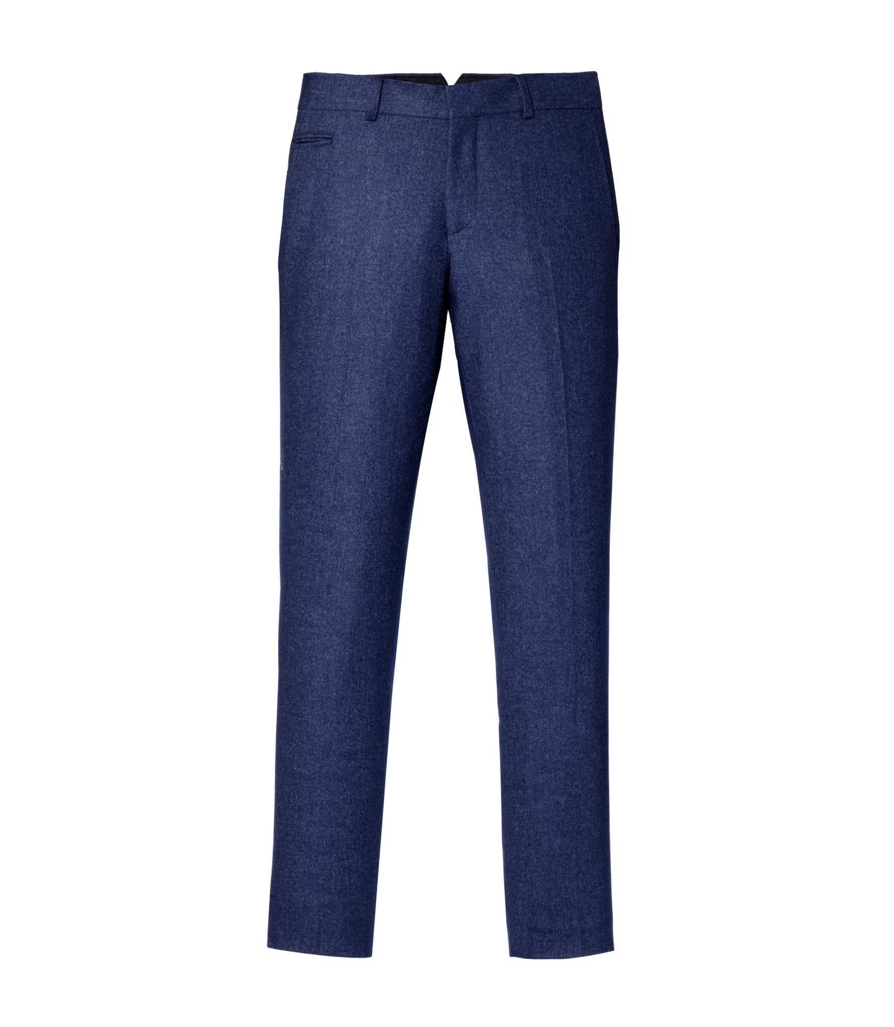 Pantalon bleu en flanelle "Nenvol" - Image 4