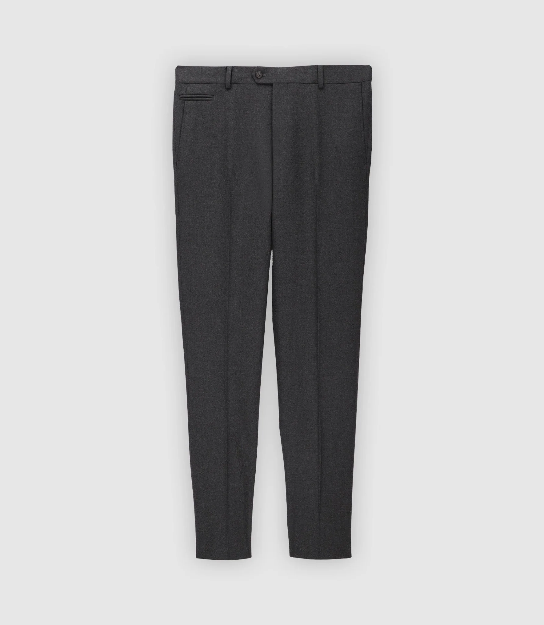 Pantalon ville en flanelle gris