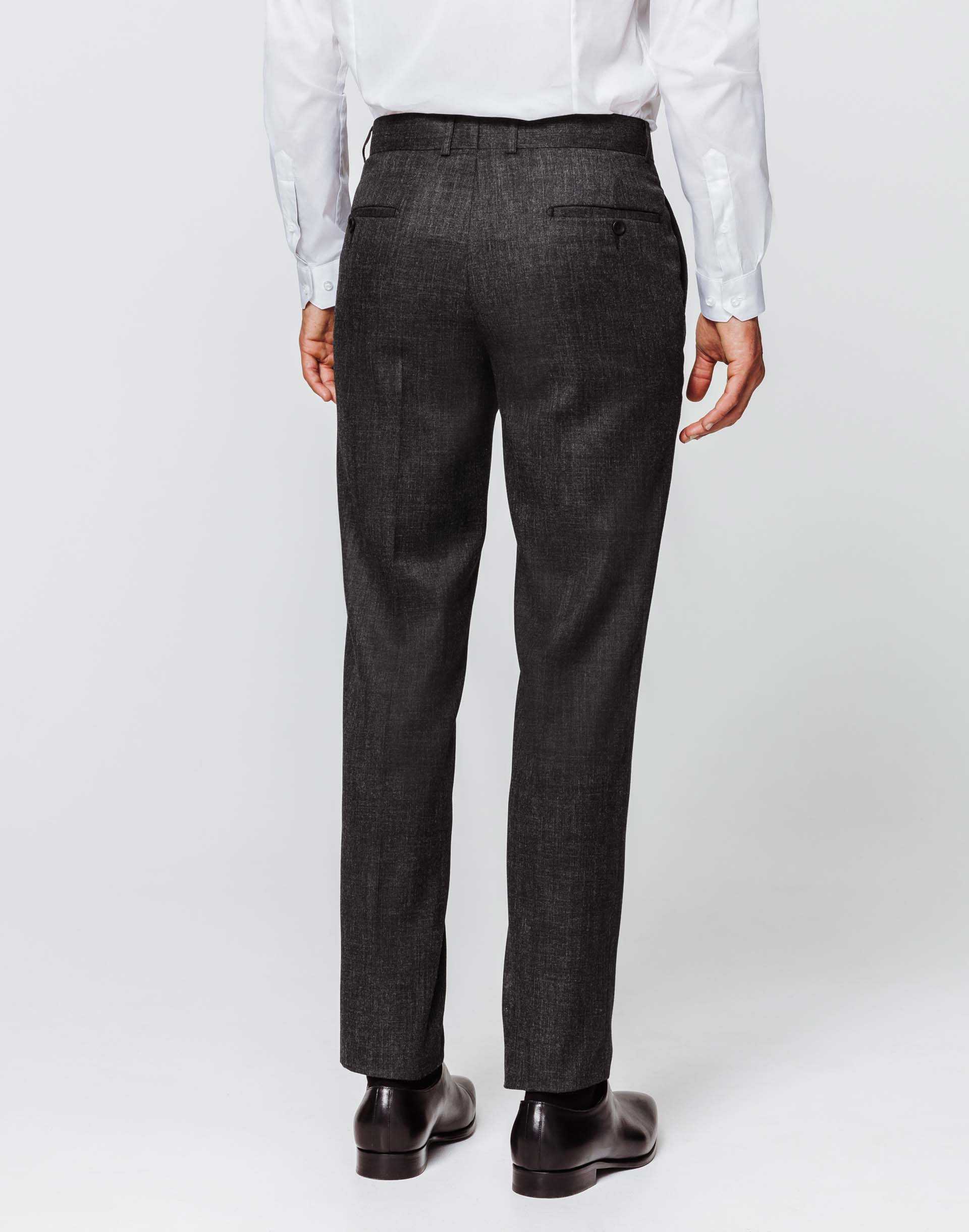 Pantalon anthracite mouliné - Image 3