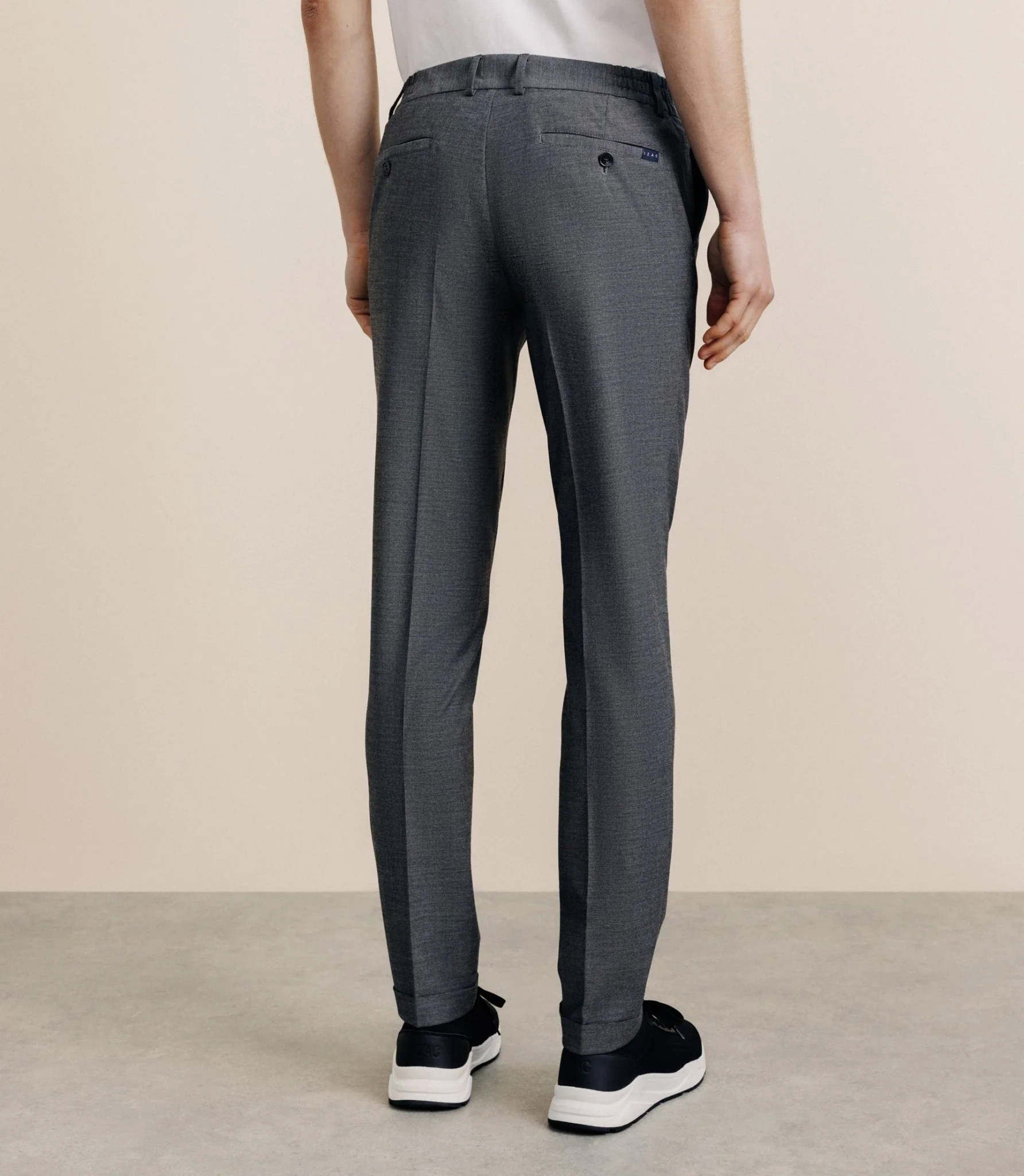 Pantalon élastiqué anthracite - Image 3