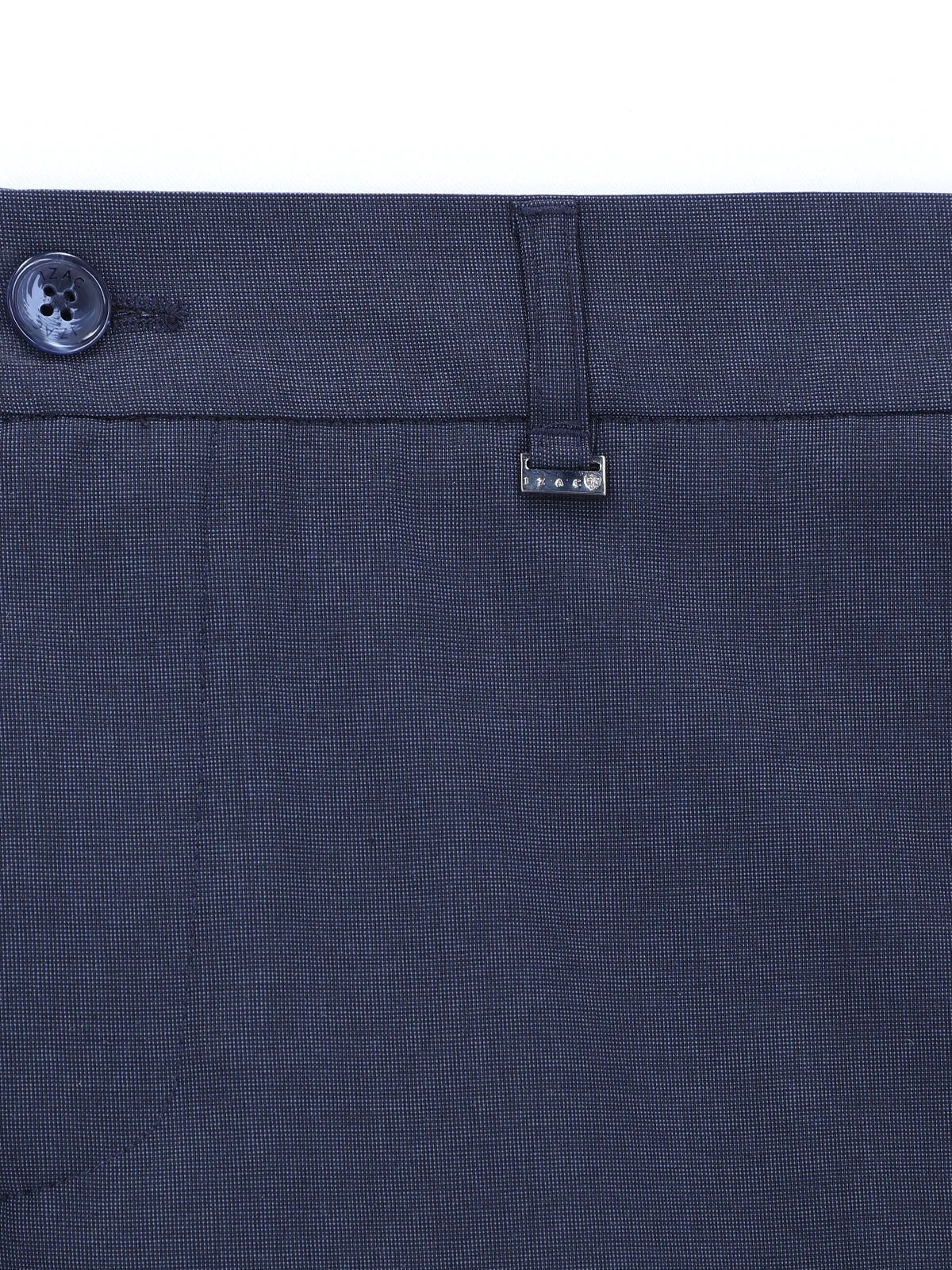 Pantalon avec taille élastique indigo - Image 3