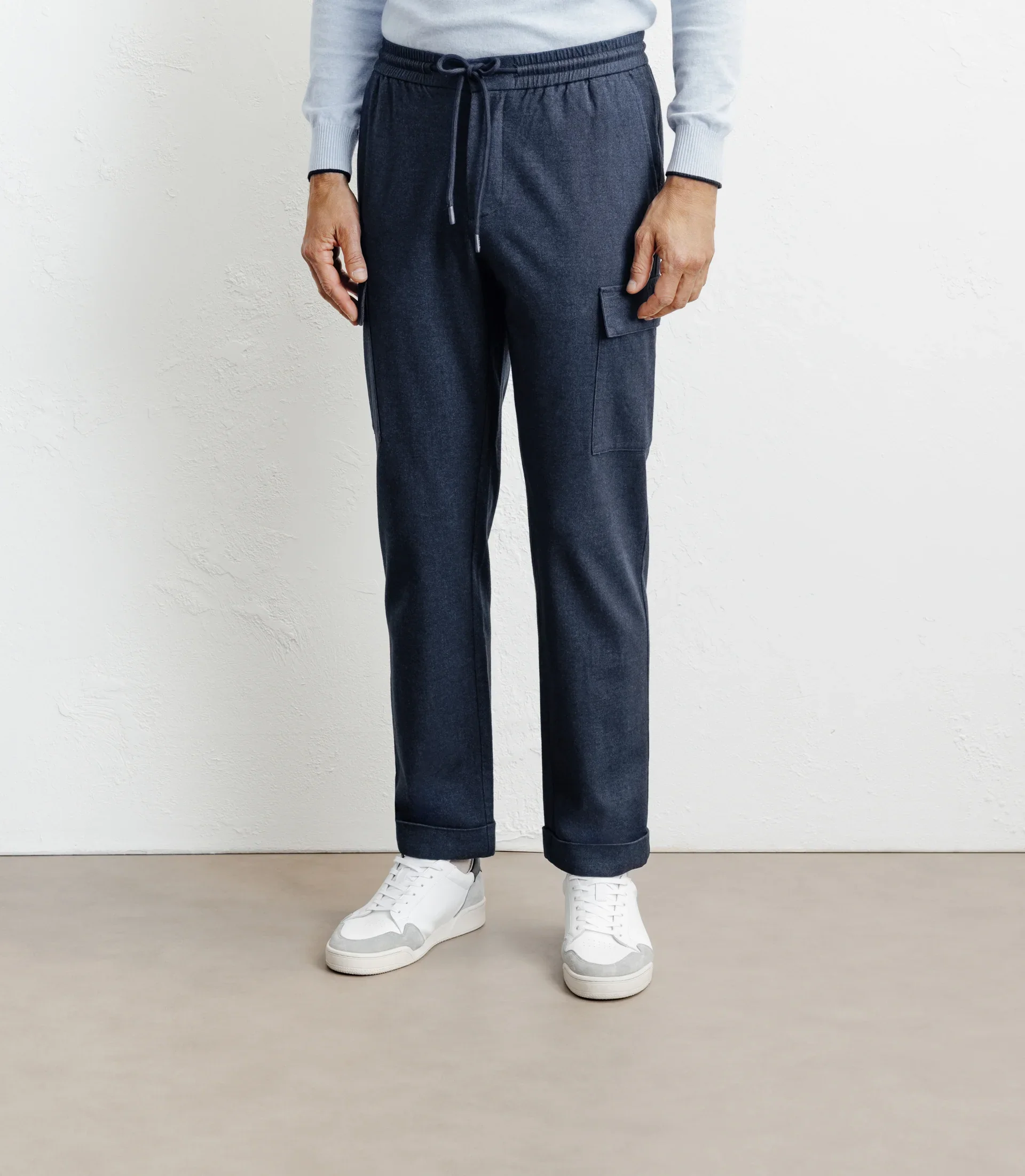 Pantalon cargo marine