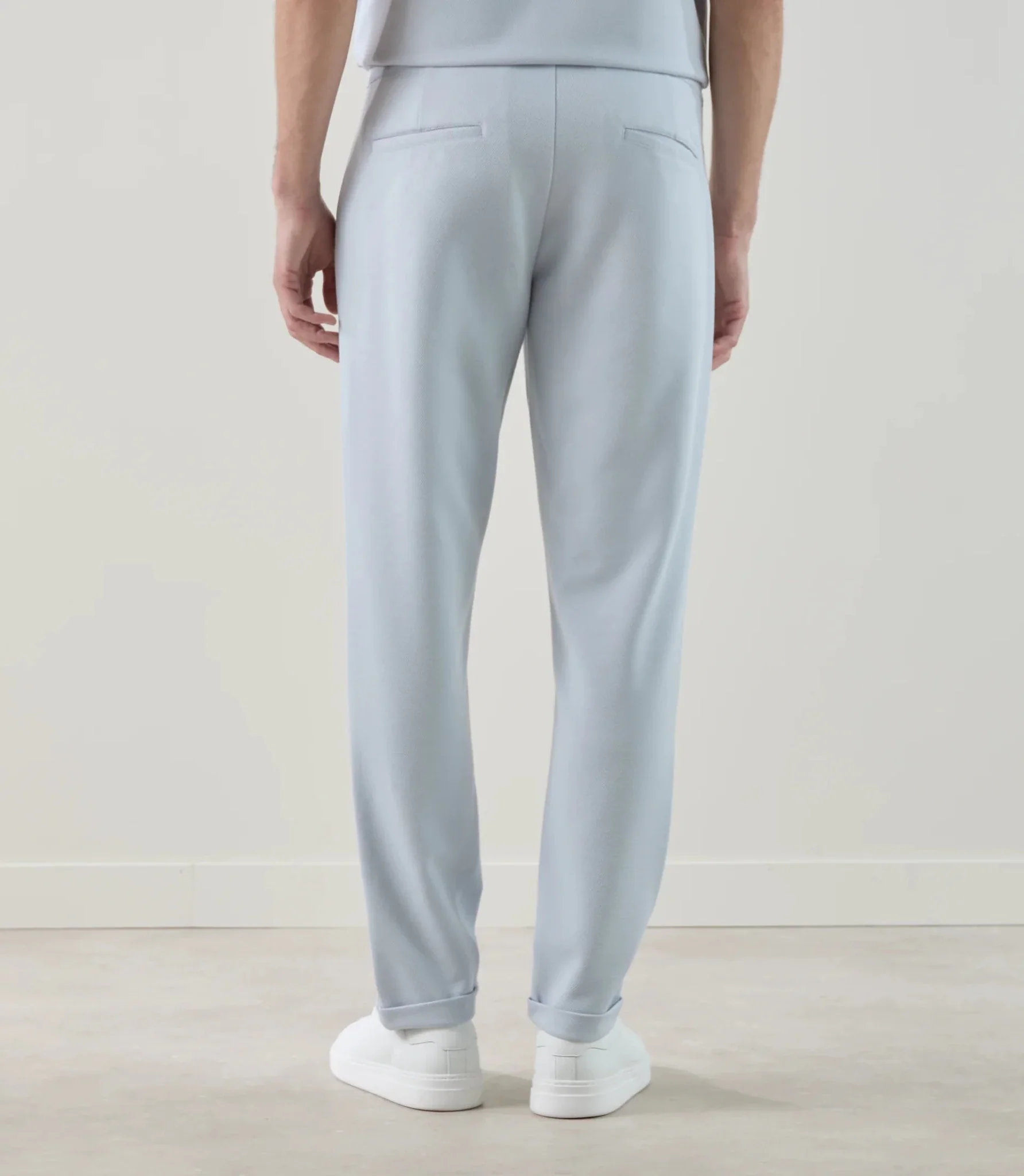 Pantalon casual en maille ciel - Image 4
