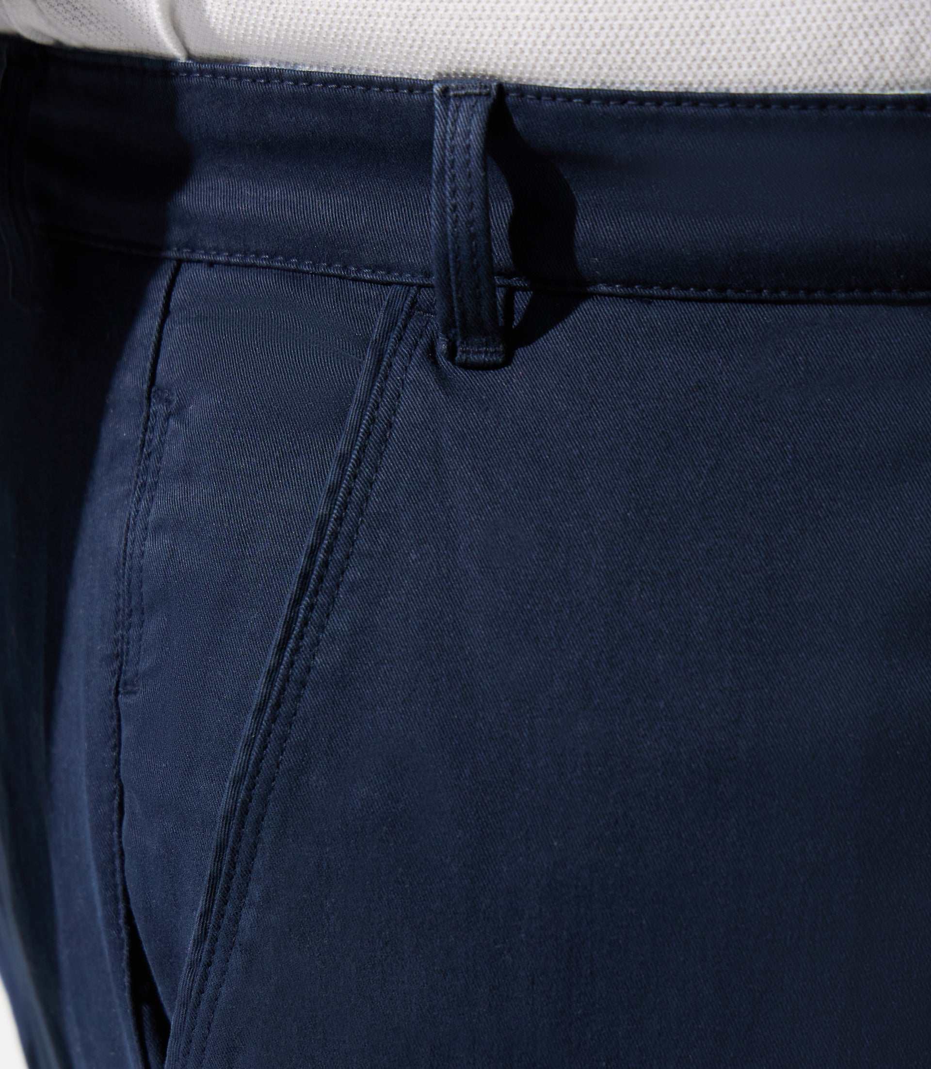 Pantalon en coton stretch marine PACHELORBT - Image 5
