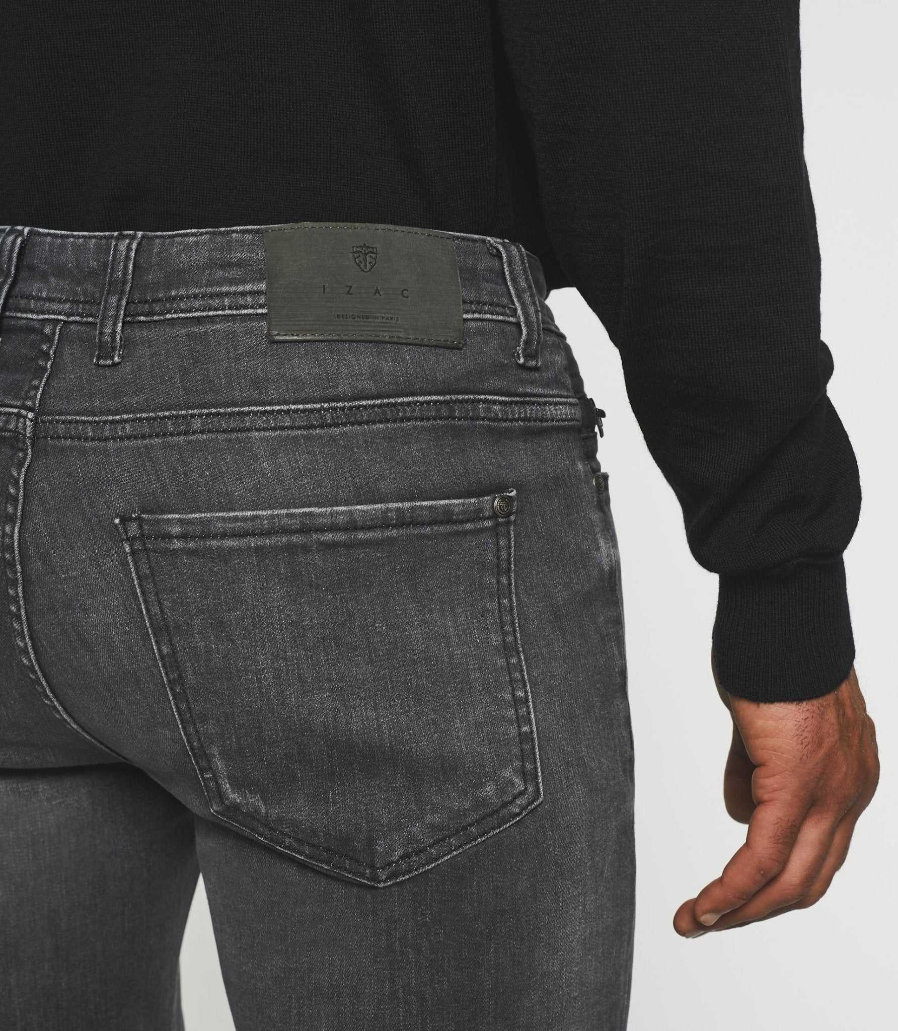 Jean super slim denim gris moyen EFFET - Image 4