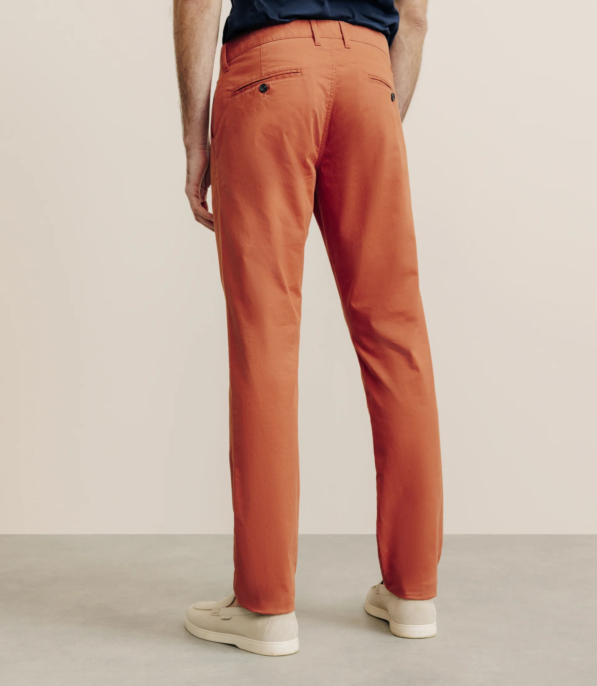 Pantalon en coton stretch orange - Image 4