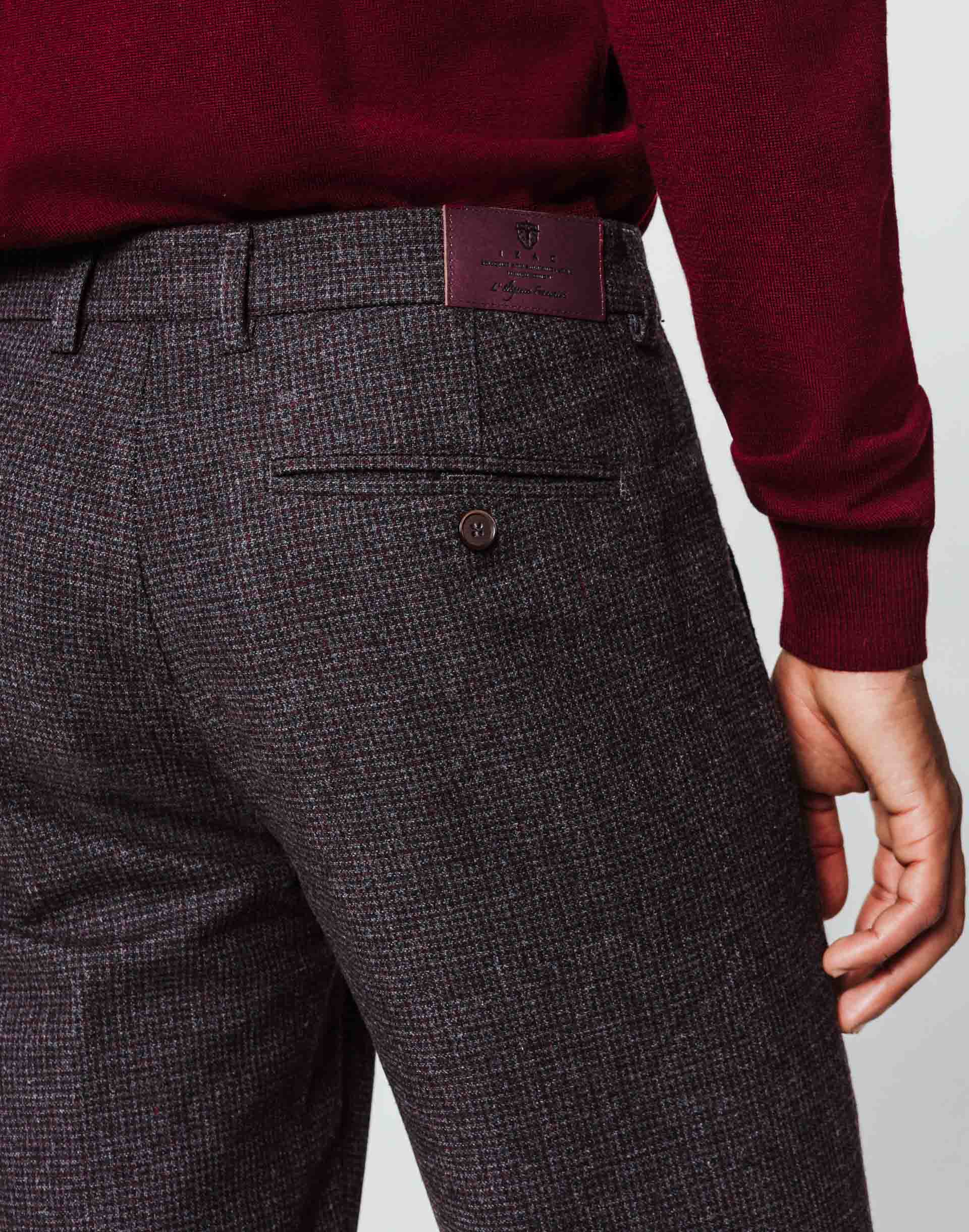 Pantalon micro carreaux - Image 3